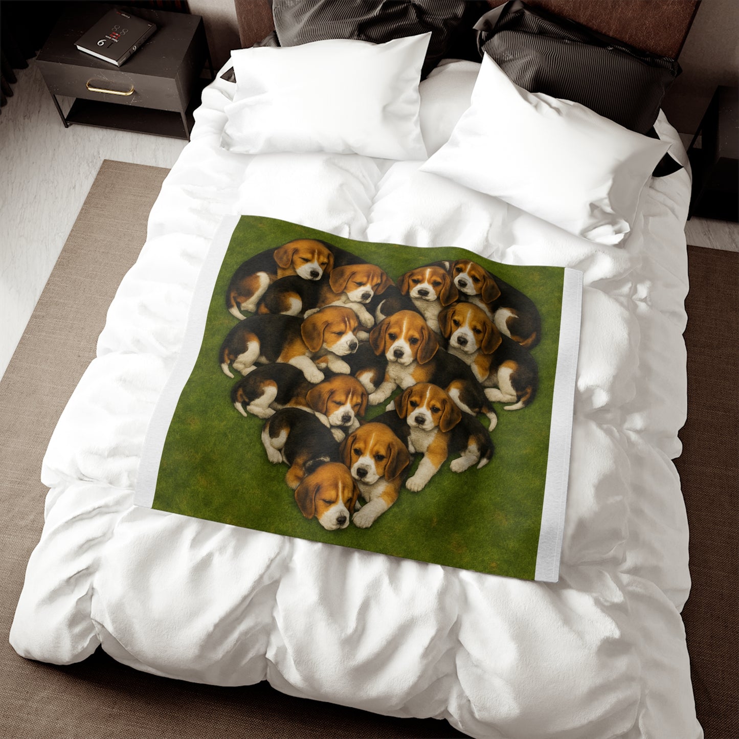 Beagle puppies Sweatshirt Blanket