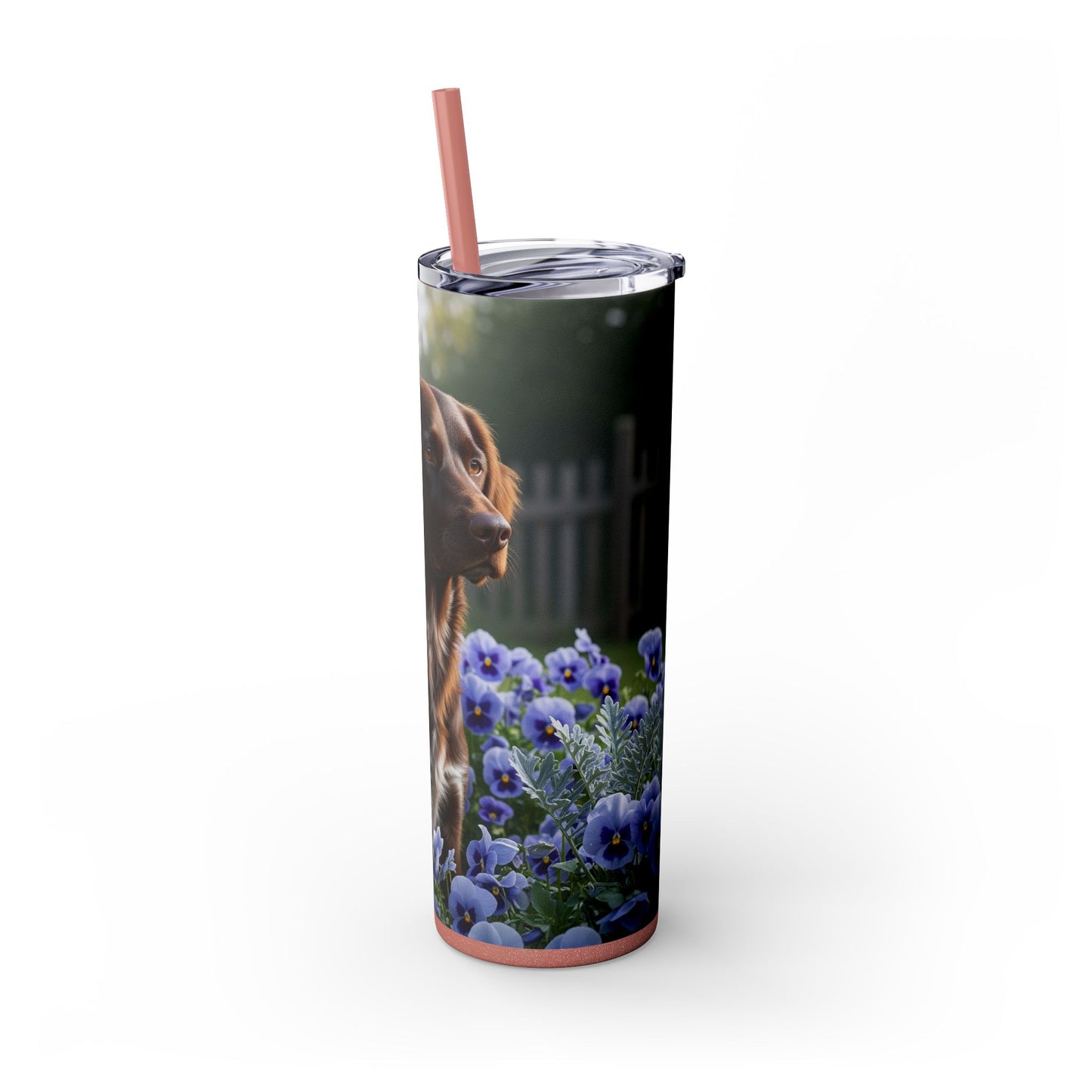 Small Munsterlander Tumbler with Straw, 20oz