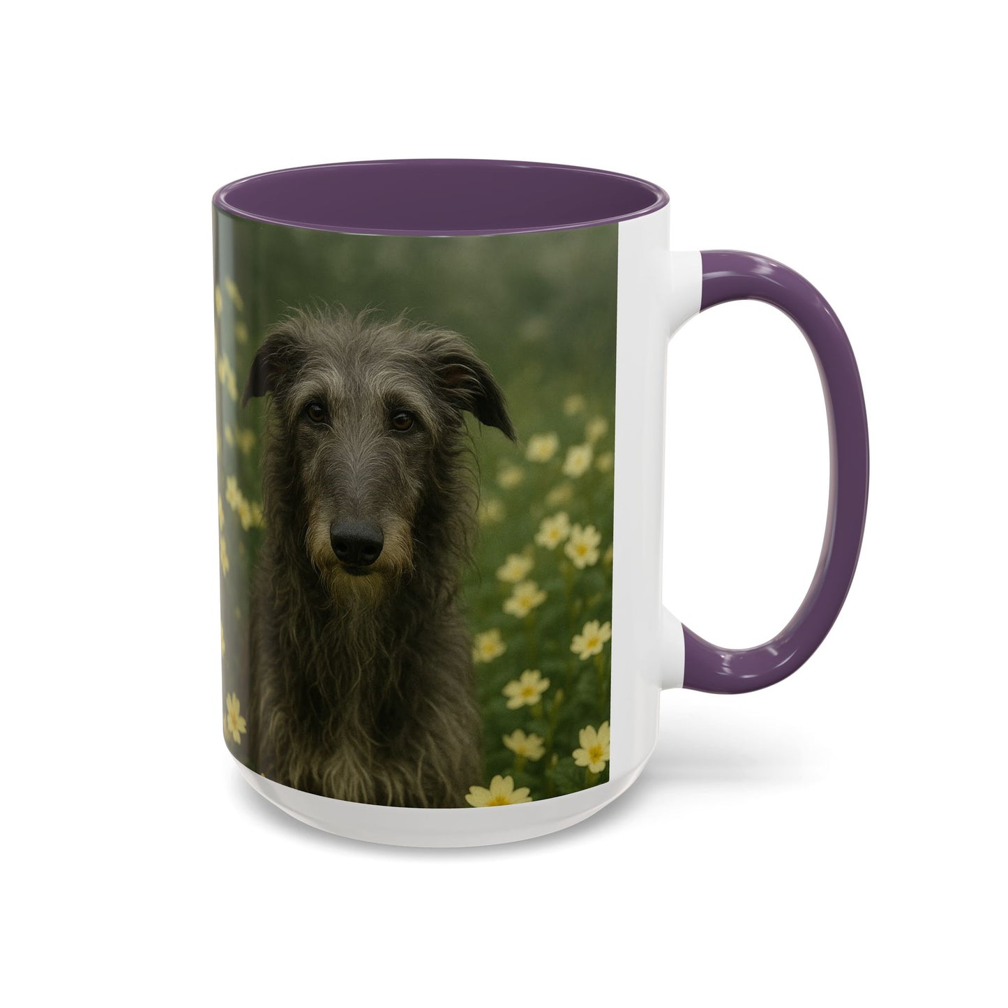 Scottish Deerhound Accent Coffee Mug - Perfect Gift for Dog Lovers