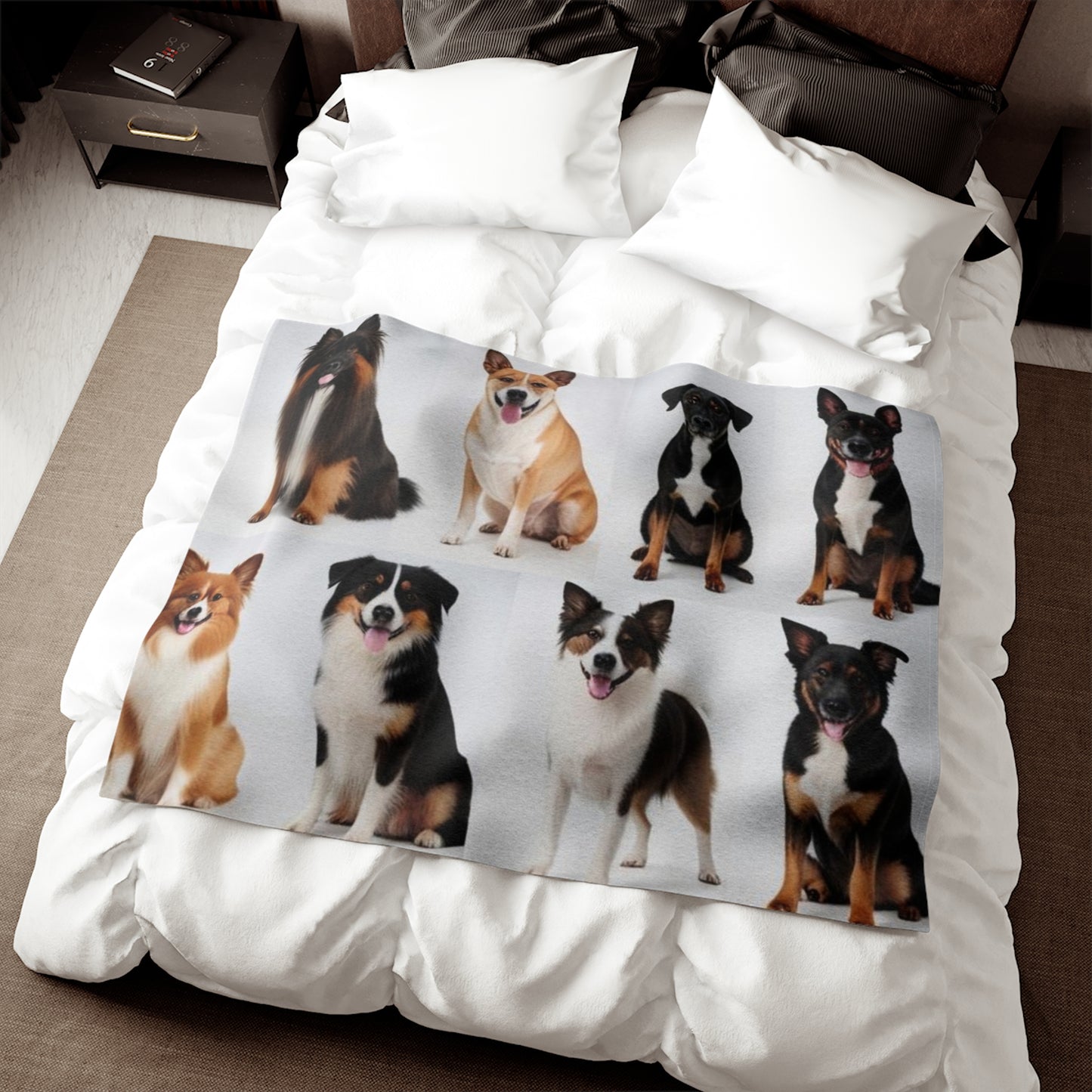 Chinese Dogs Sweatshirt Blanket