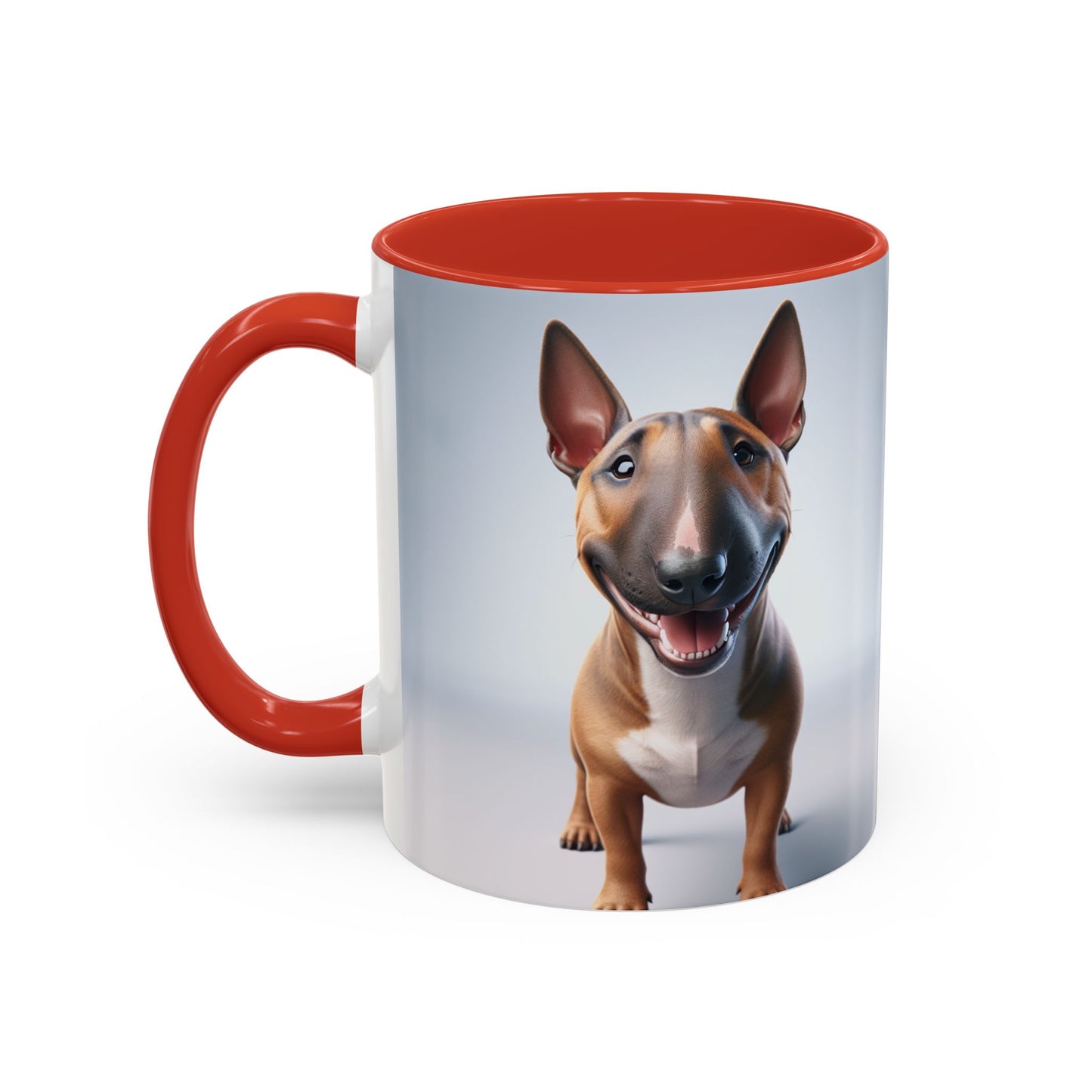 Miniature Bull Terrier Accent Coffee Mug - Perfect Gift for Dog Lovers