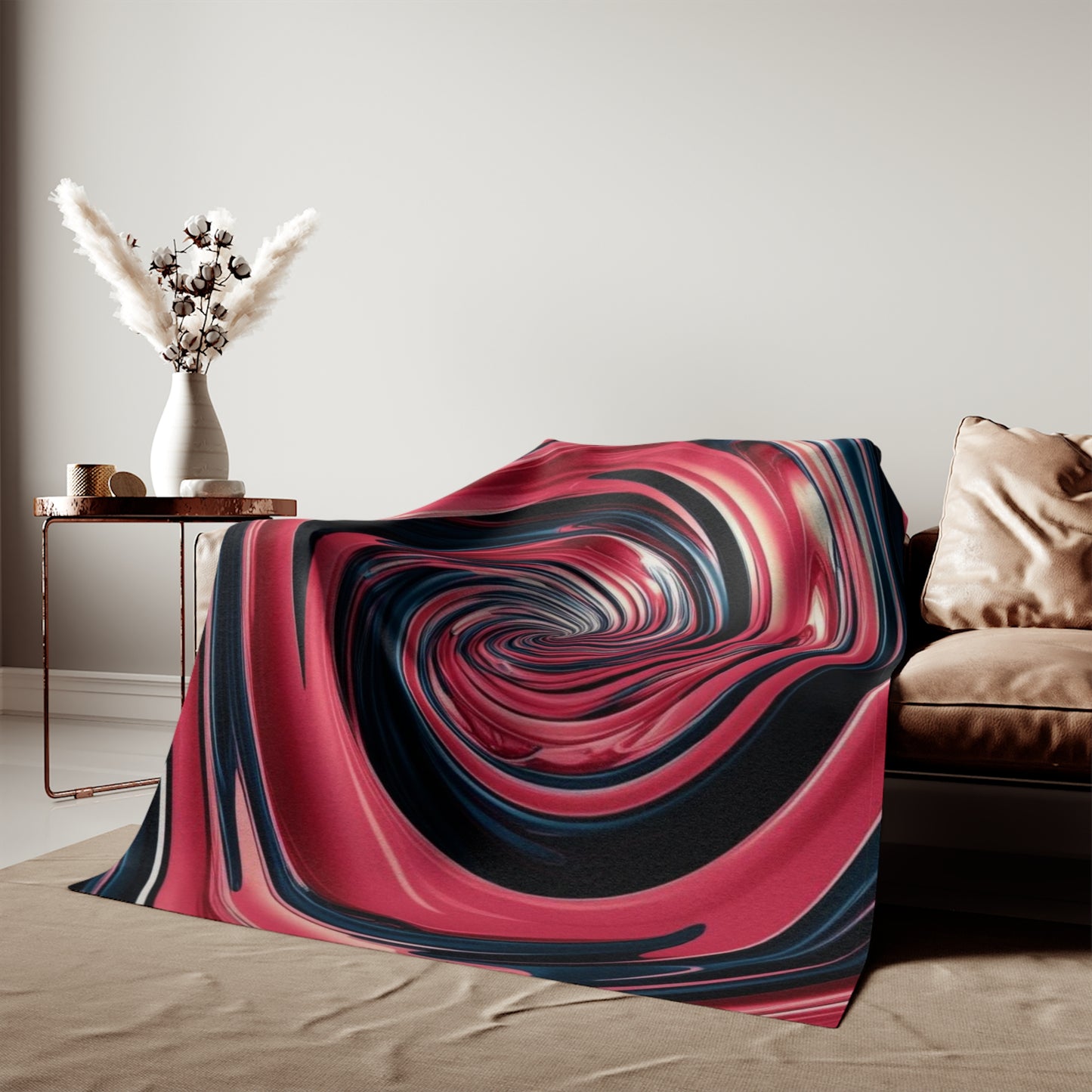 Optical Illusion Sweatshirt Blanket