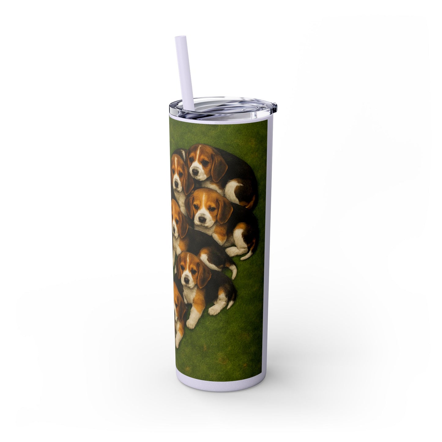 Beagle puppies Tumbler with Straw, 20oz