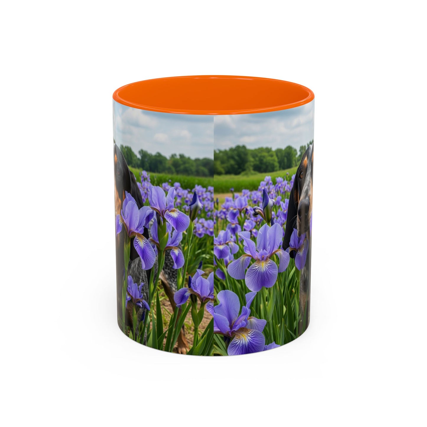 Bluetick Coonhound Accent Coffee Mug - Perfect Gift for Dog Lovers