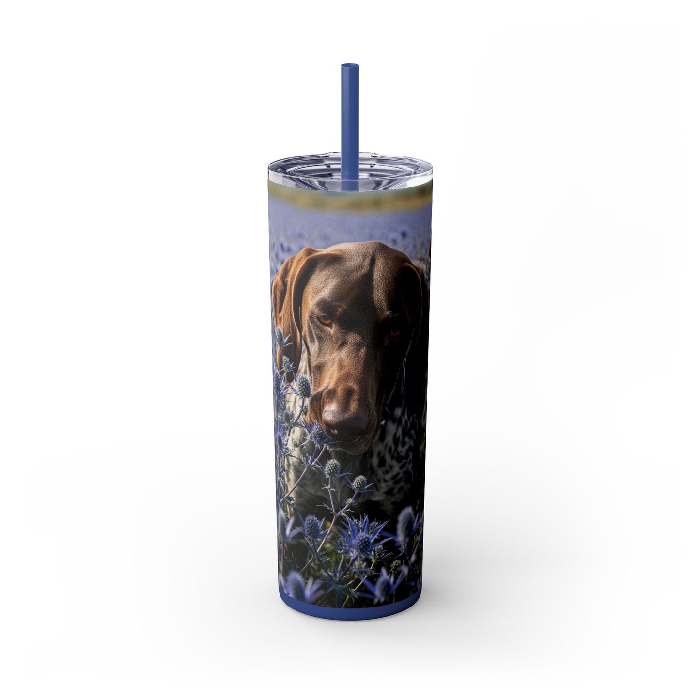 German Shorthaired Pointer Tumbler with Straw, 20oz