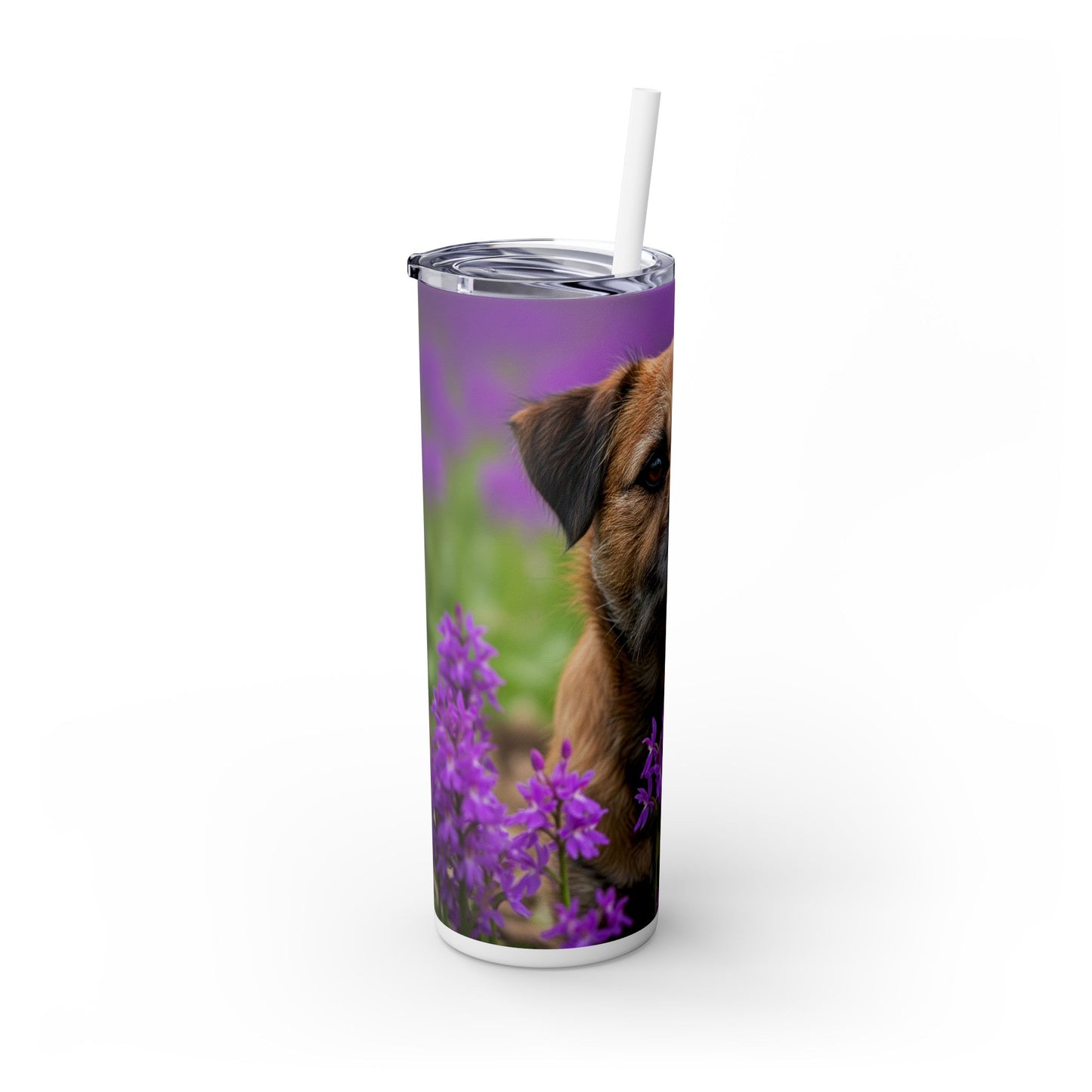 Border Terrier Tumbler with Straw, 20oz