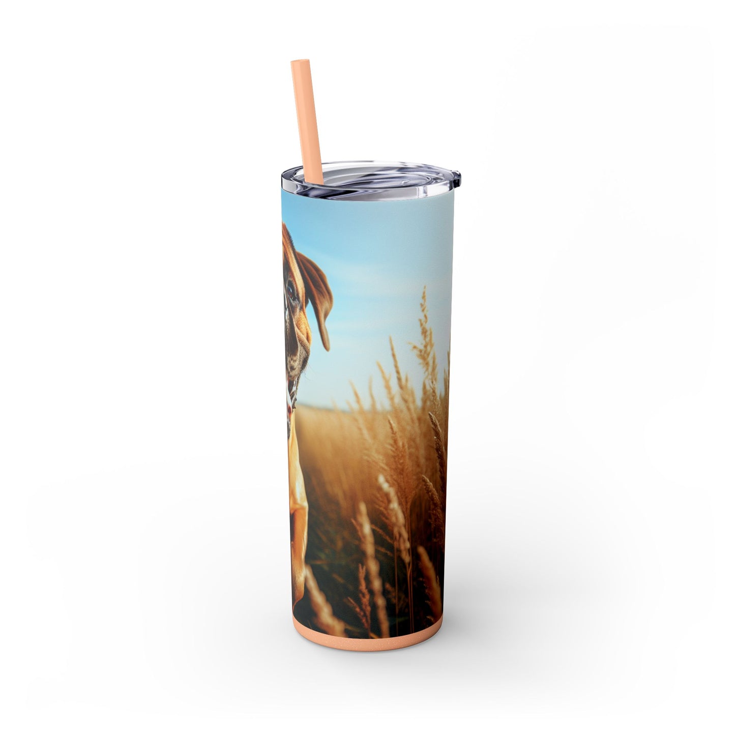 Bullmastiff Tumbler with Straw, 20oz