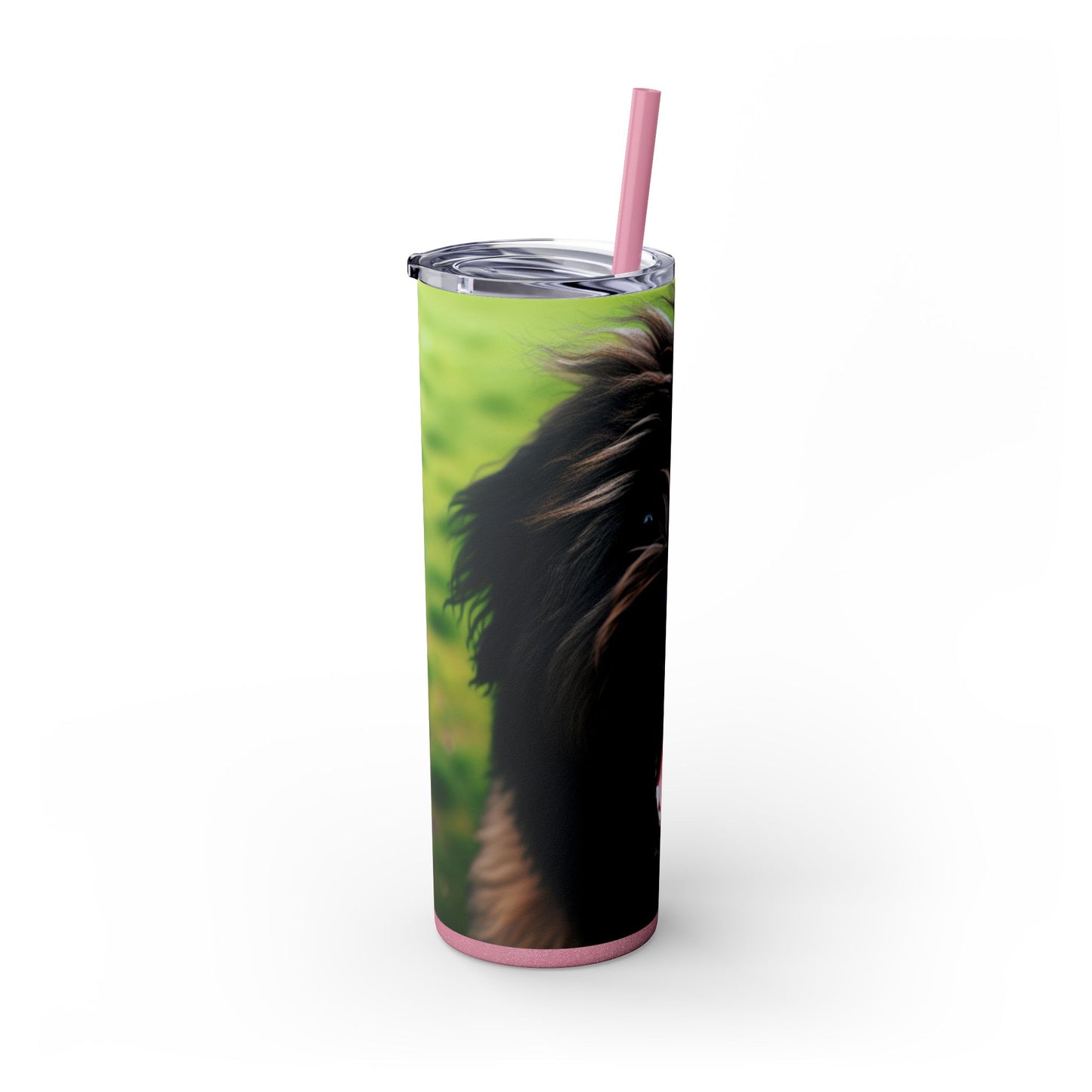 Bouvier des Ardennes Tumbler with Straw, 20oz