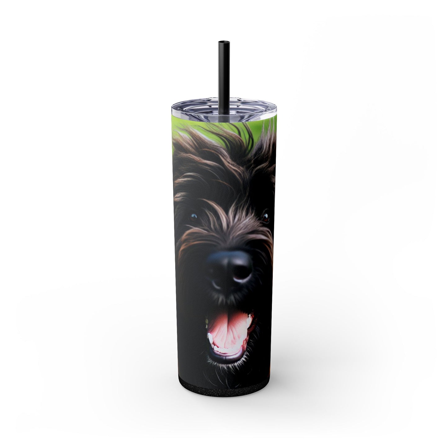 Bouvier des Ardennes Tumbler with Straw, 20oz
