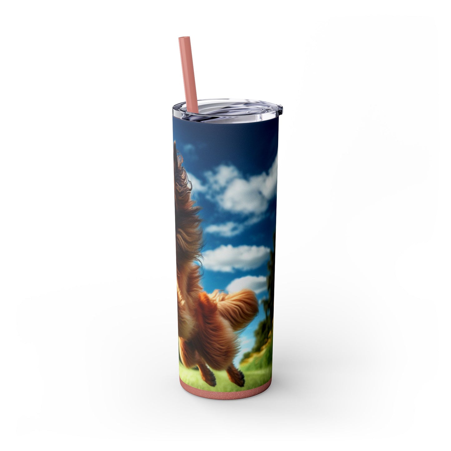 Belgian Shepherd Dog Laekenois Tumbler with Straw, 20oz