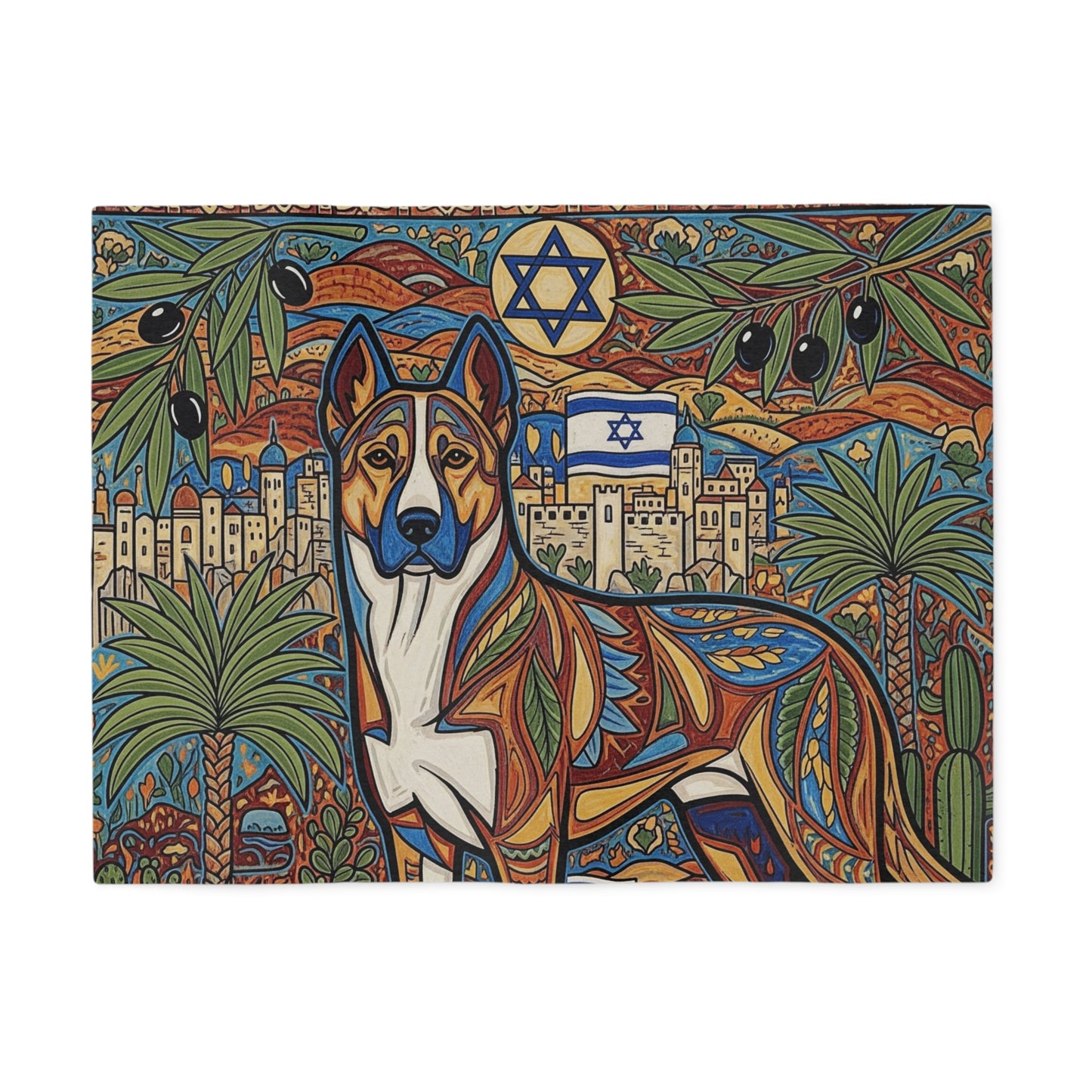 Canaan Dog Sweatshirt Blanket