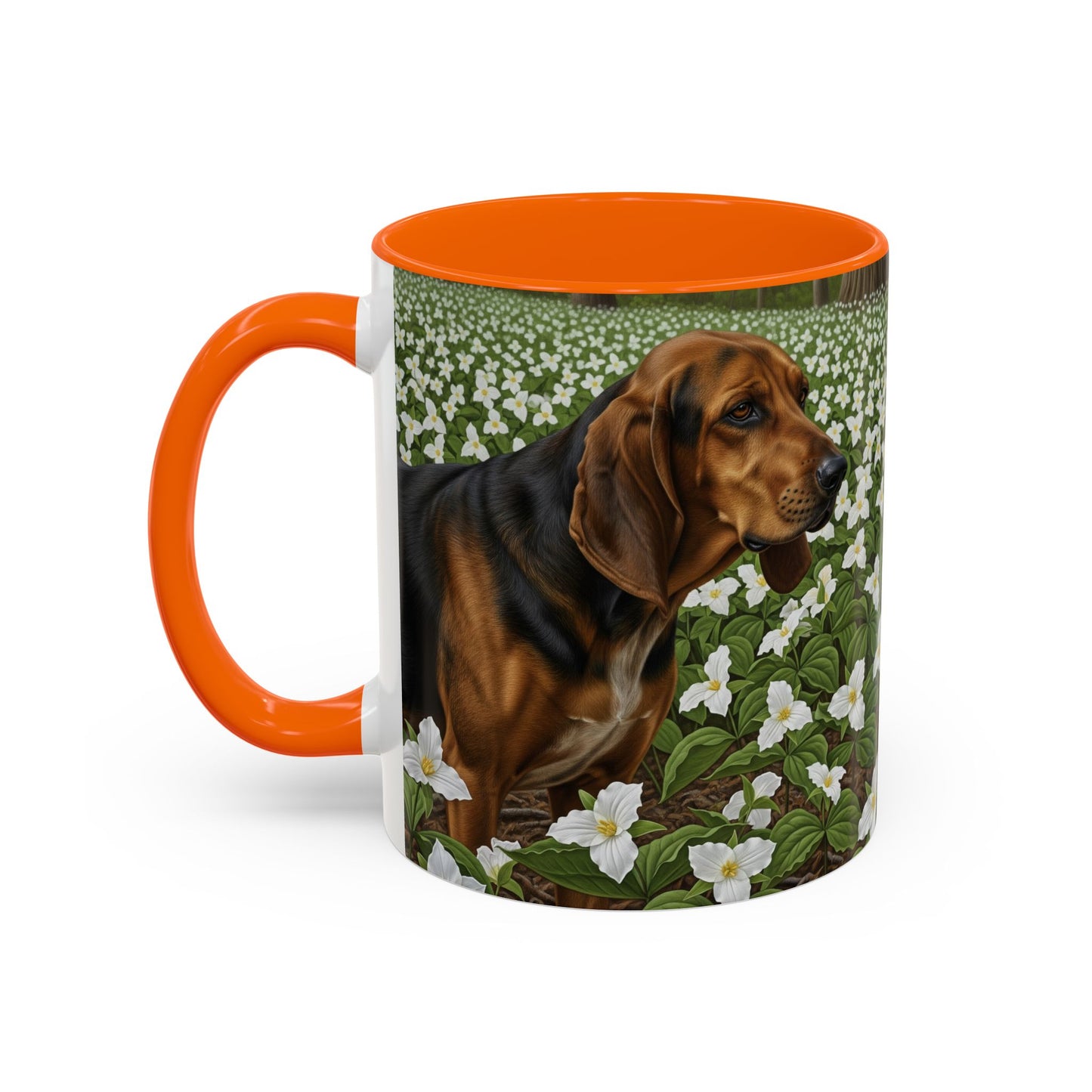 Treeing Walker Coonhound Accent Coffee Mug - Perfect Gift for Dog Lovers
