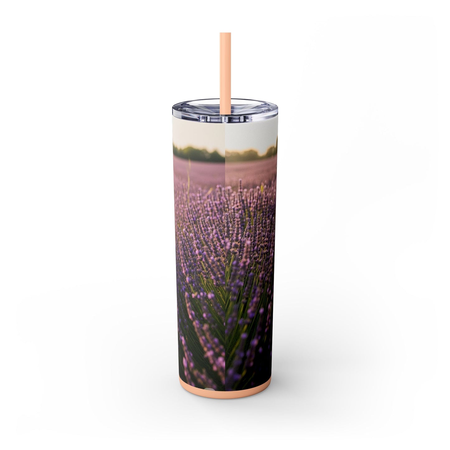Poodle Skinny Tumbler with Straw, 20oz