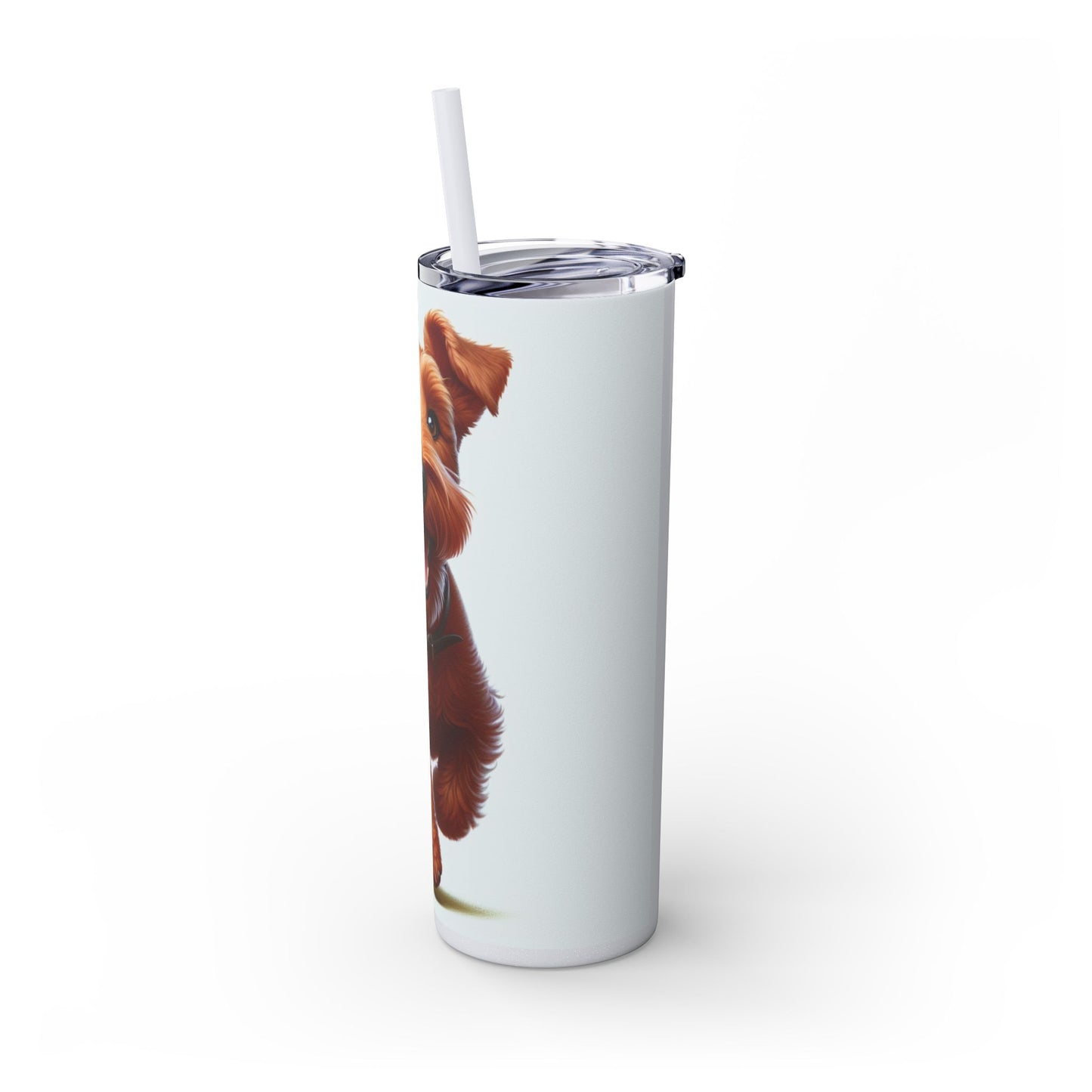 Irish Terrier Tumbler with Straw, 20oz