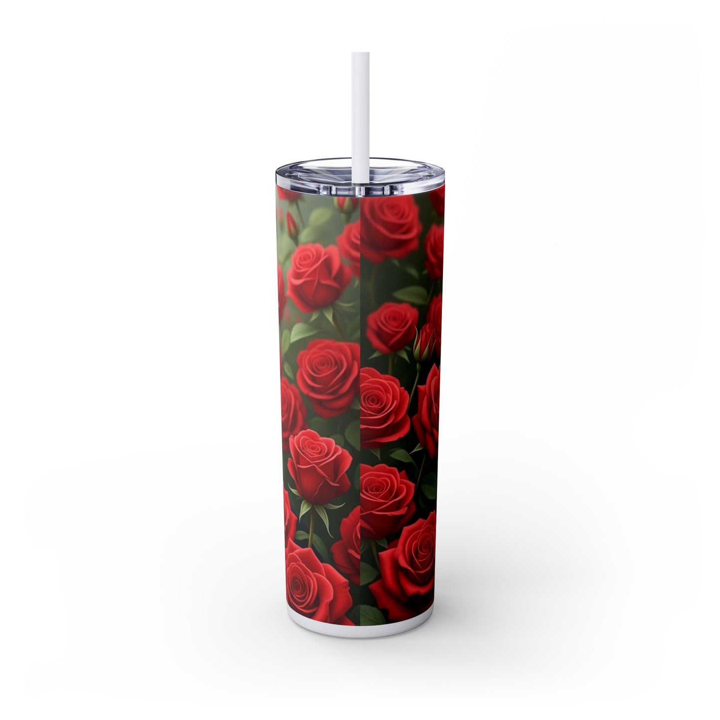 Manchester Terrier Skinny Tumbler with Straw, 20oz