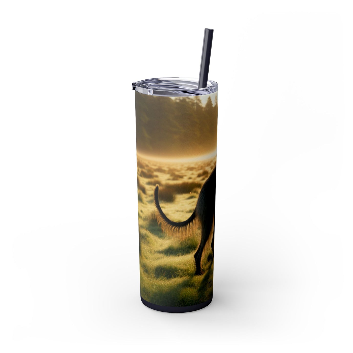 Scottish Deerhound Tumbler with Straw, 20oz