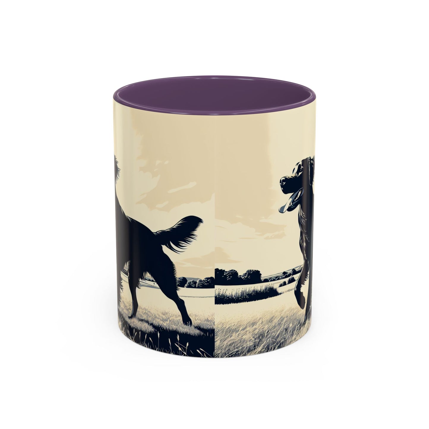 Flat Coated Retriever Accent Coffee Mug - Perfect Gift for Dog Lovers