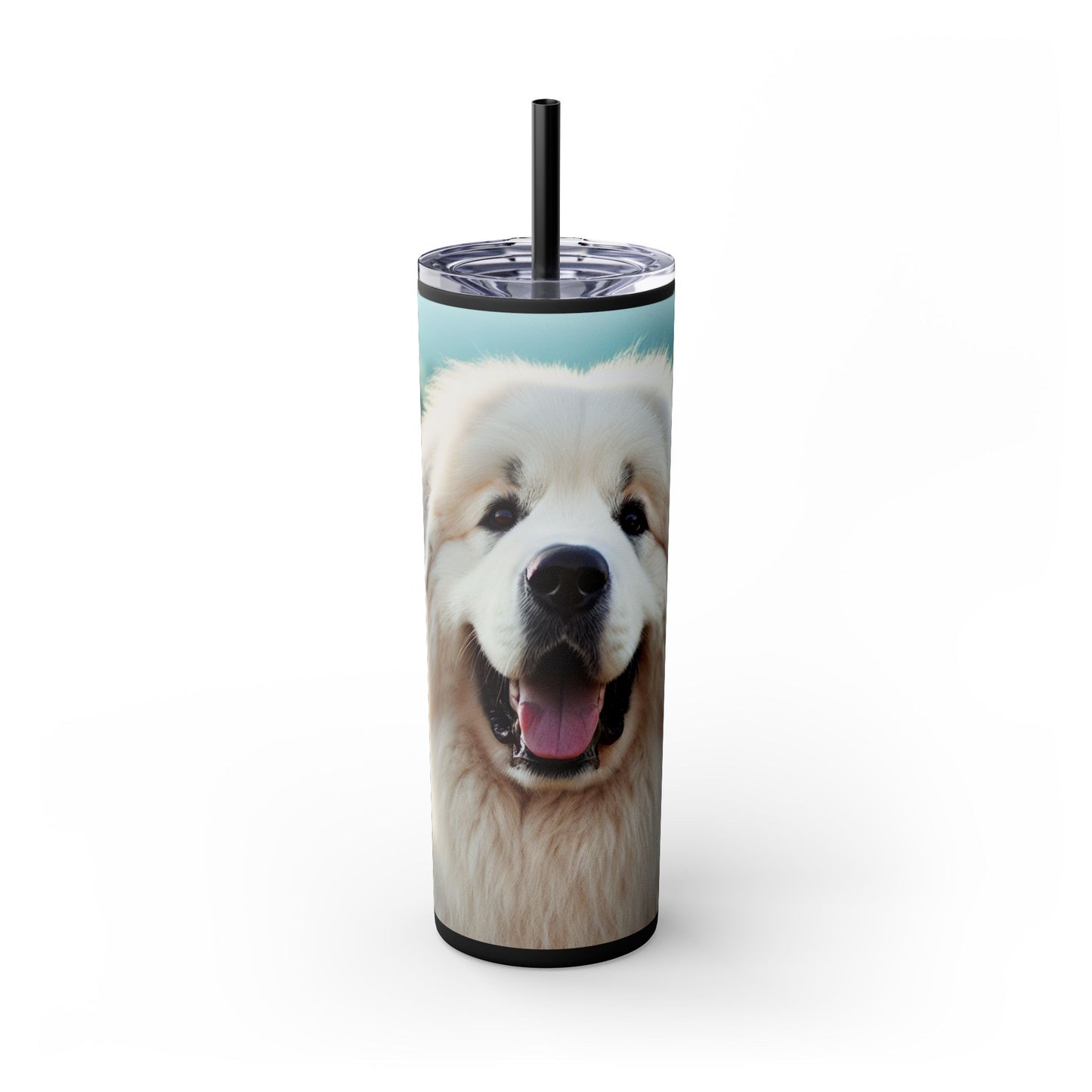 Great Pyrenees Tumbler with Straw, 20oz