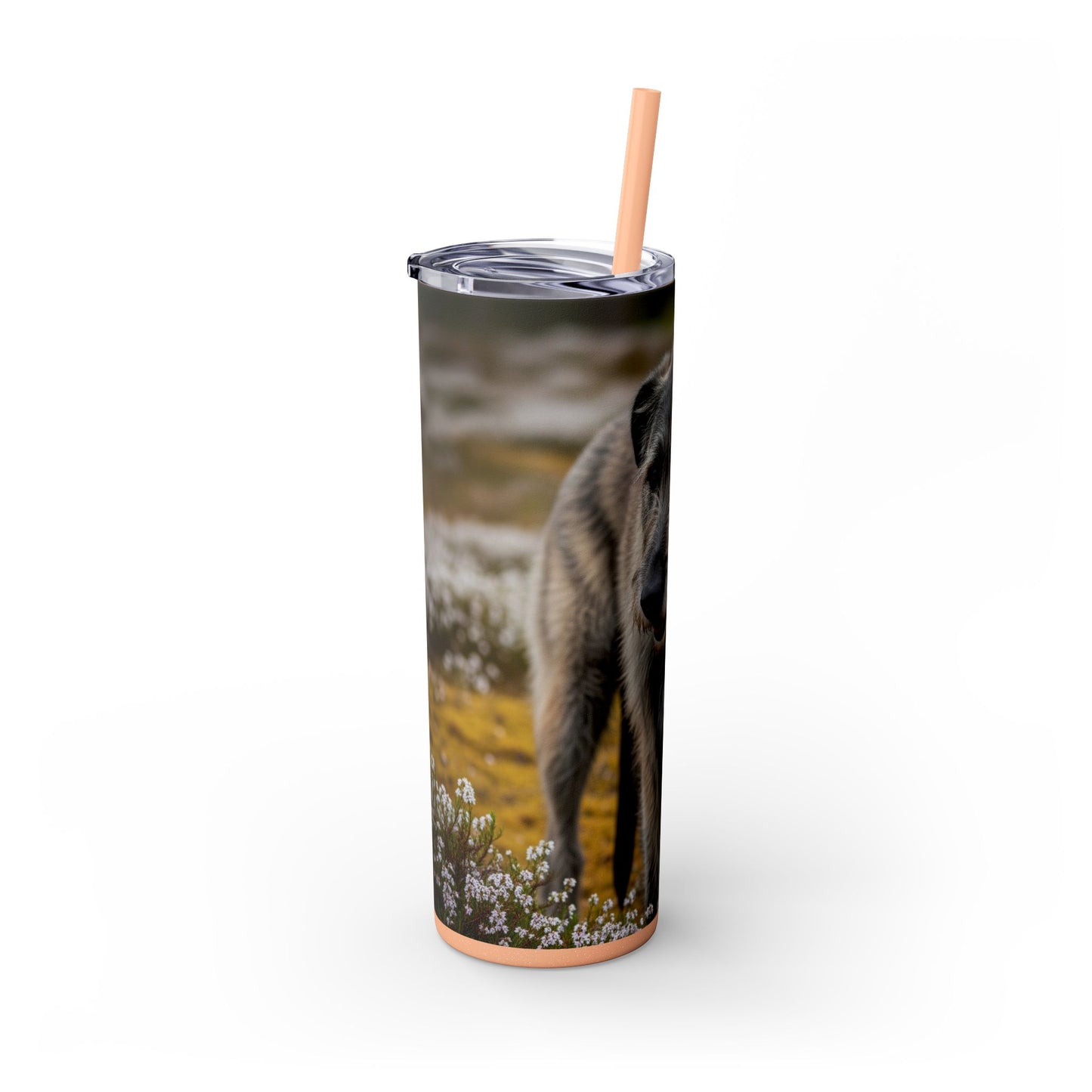 Irish Wolfhound Tumbler with Straw, 20oz