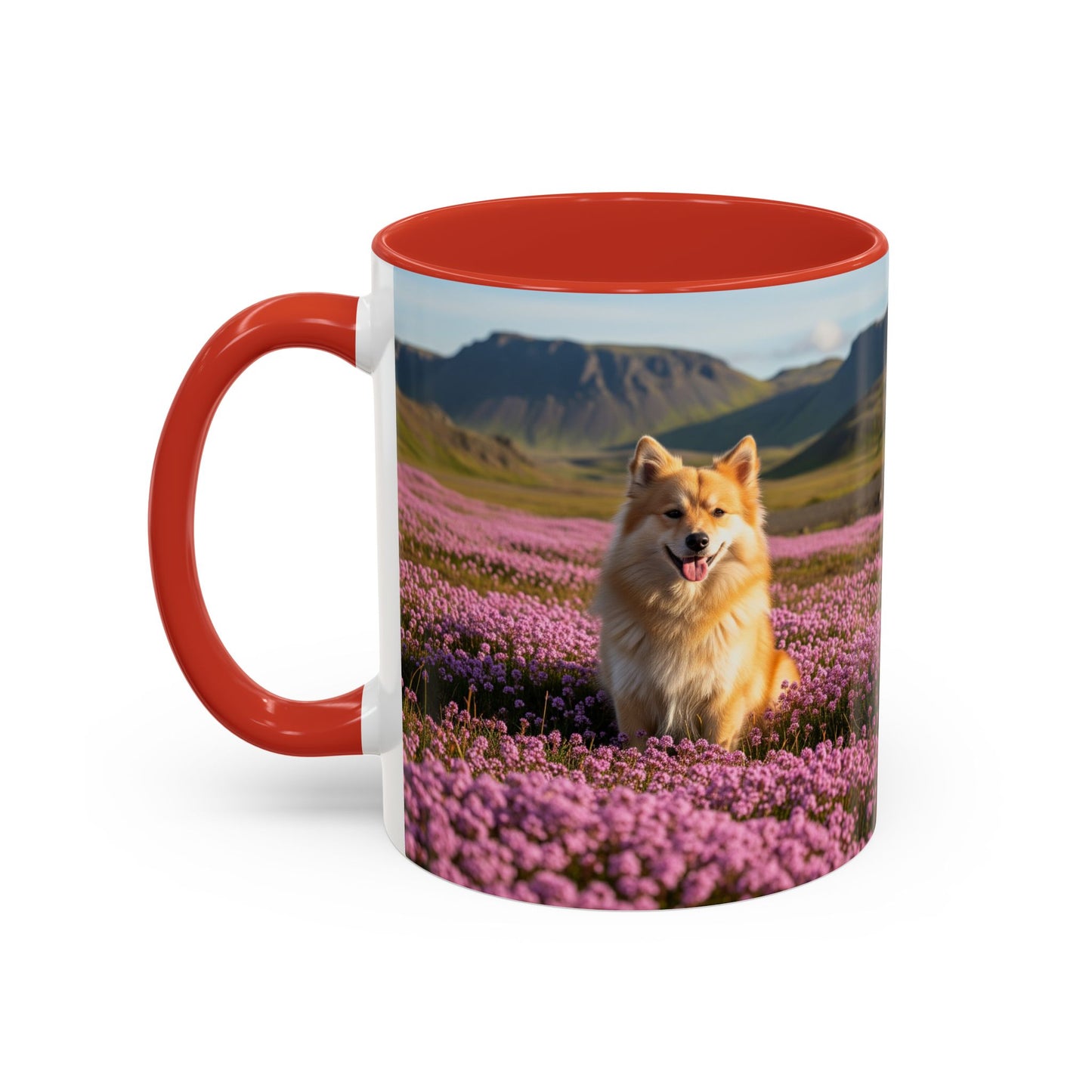 Icelandic Sheepdog Accent Coffee Mug - Perfect Gift for Dog Lovers