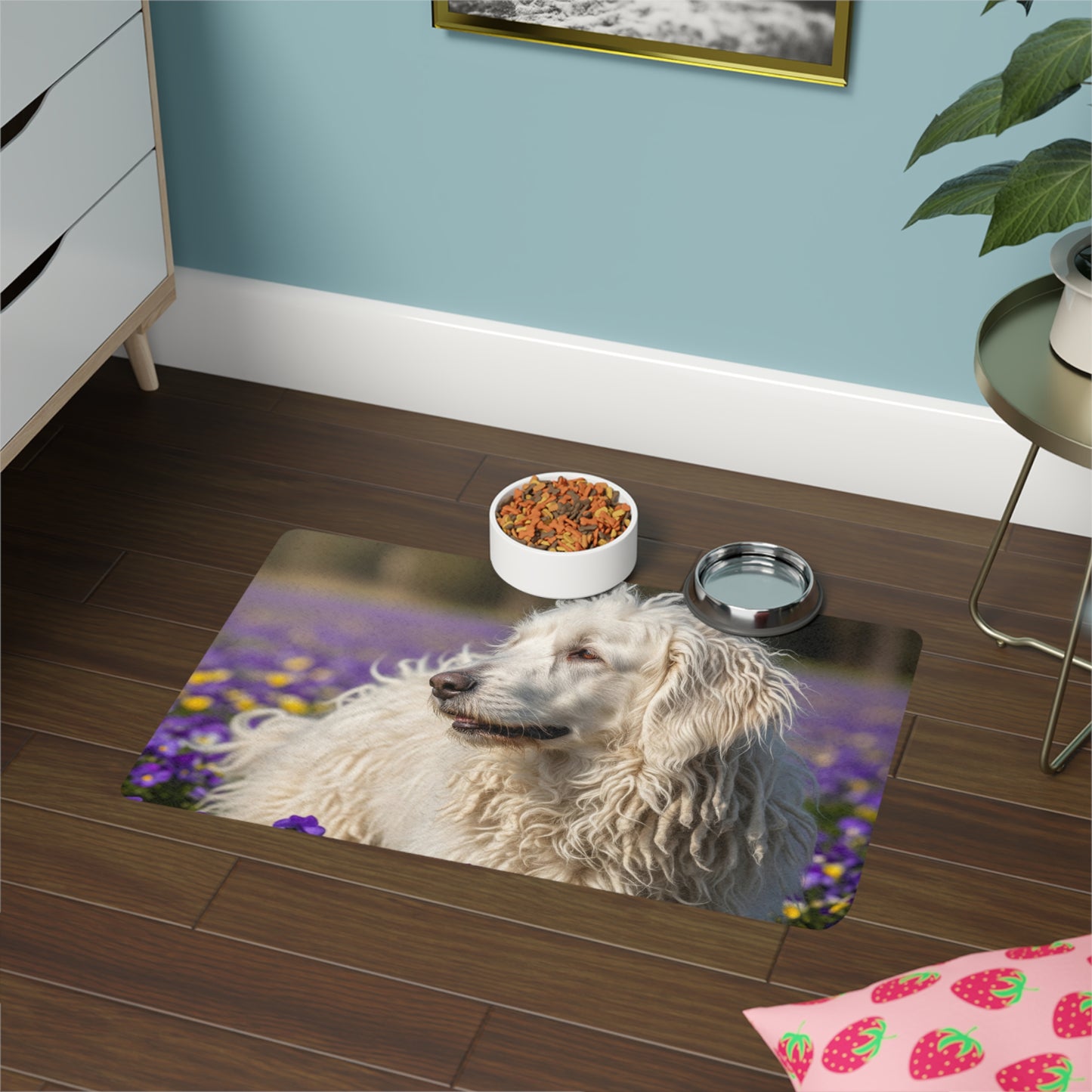 Pet Food Mat (12x18) - Komondor