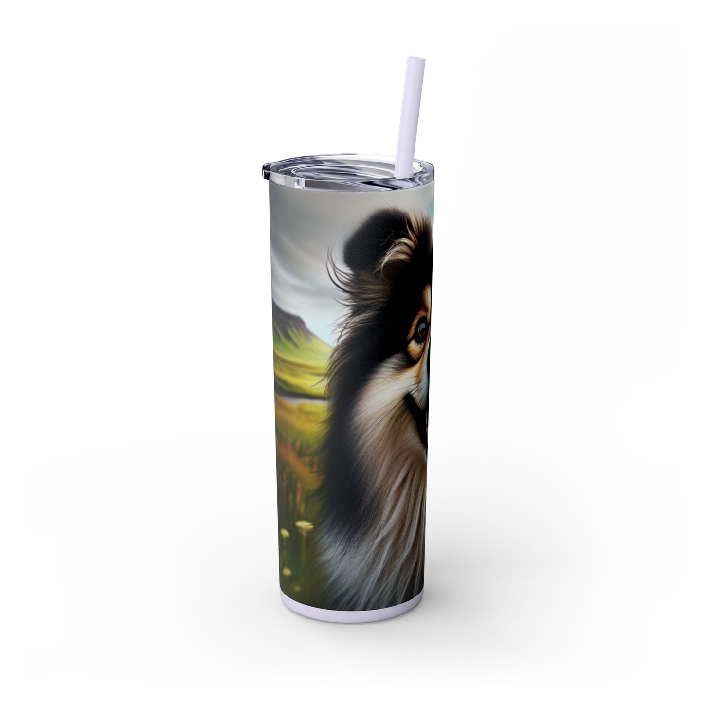 Icelandic Sheepdog Tumbler with Straw, 20oz
