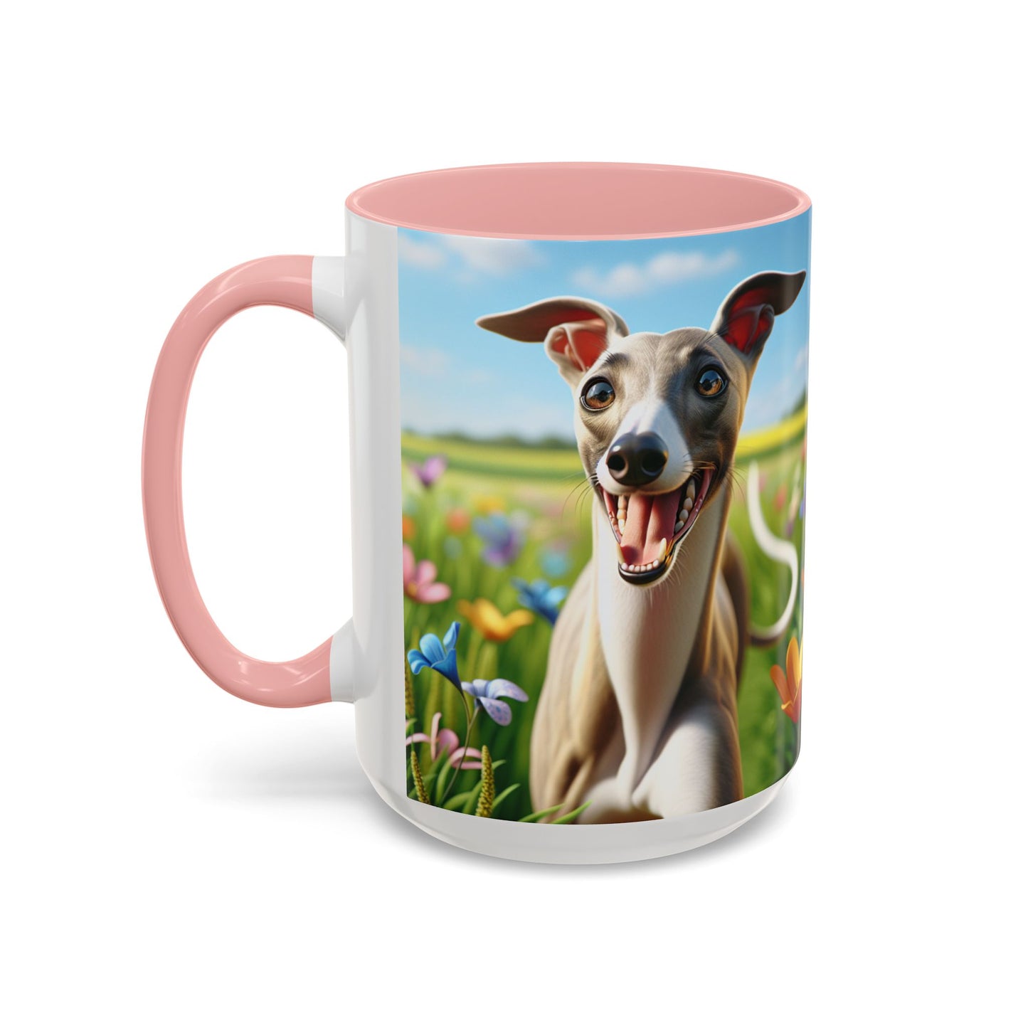 Whippet Accent Coffee Mug - Perfect Gift for Dog Lovers