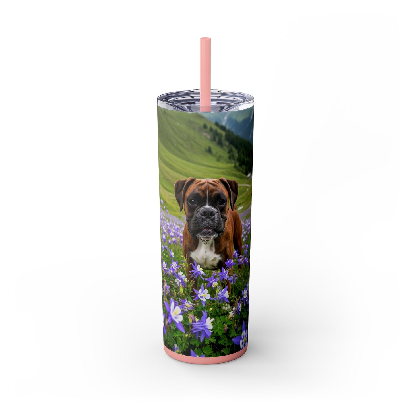 Boxer Tumbler with Straw, 20oz