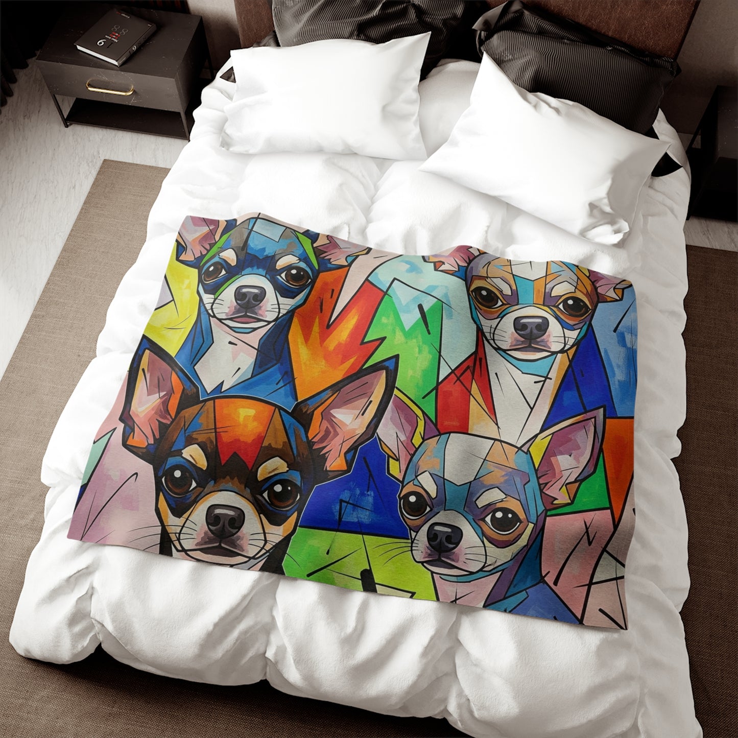 Chihuahua Sweatshirt Blanket
