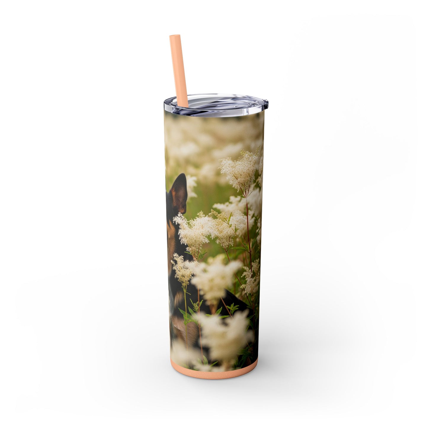 Lancashire Heeler Tumbler with Straw, 20oz