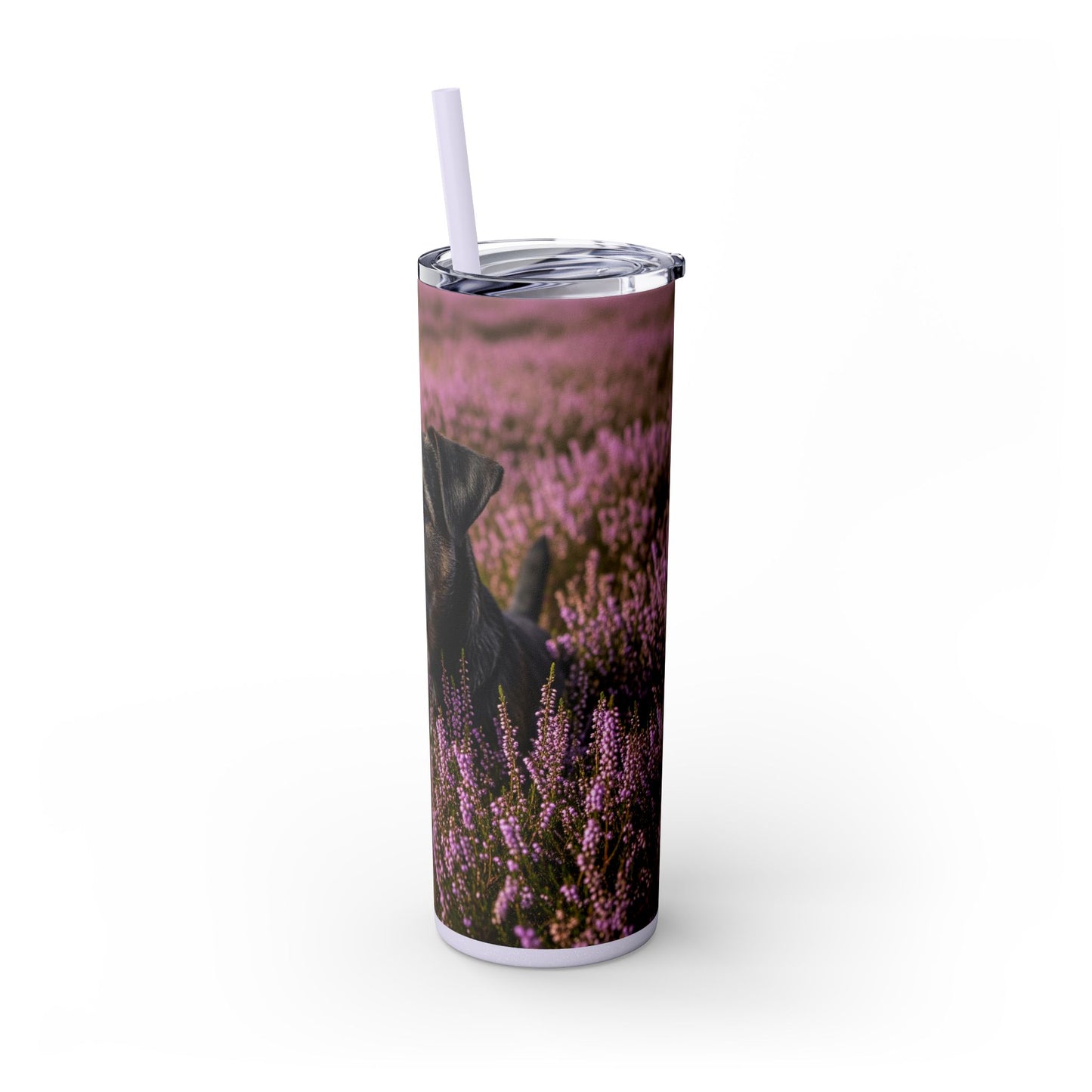 Glen of Imaal Terrier Skinny Tumbler with Straw, 20oz
