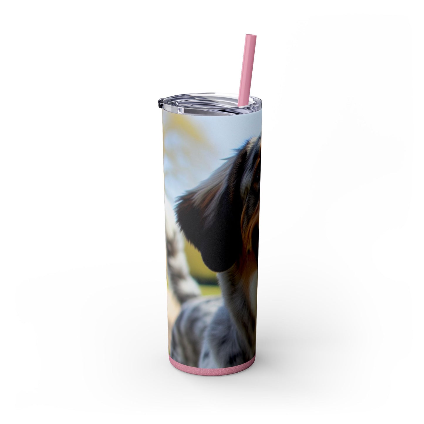 Braque Francais Pyrenean Tumbler with Straw, 20oz