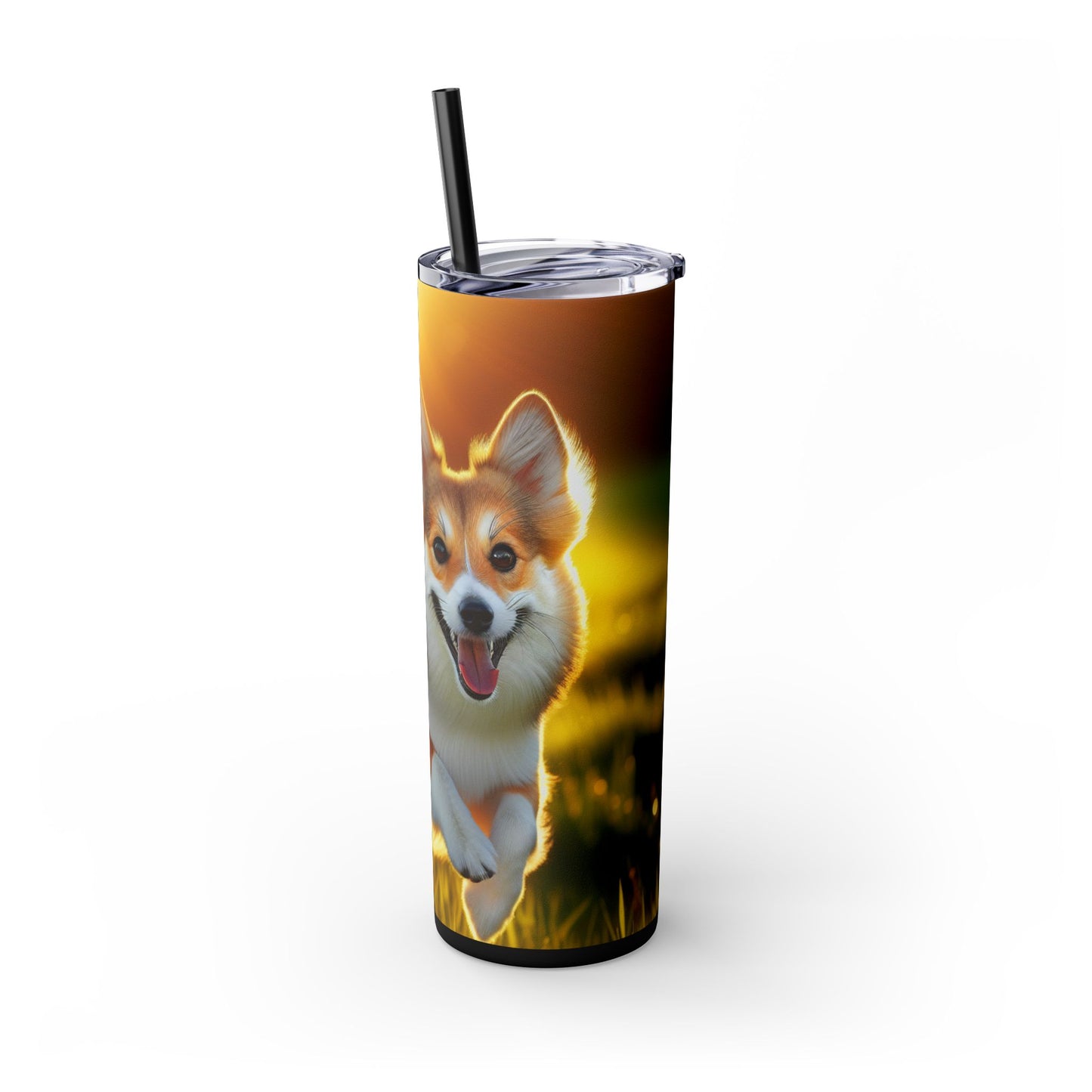Norwegian Lundehund Tumbler with Straw, 20oz