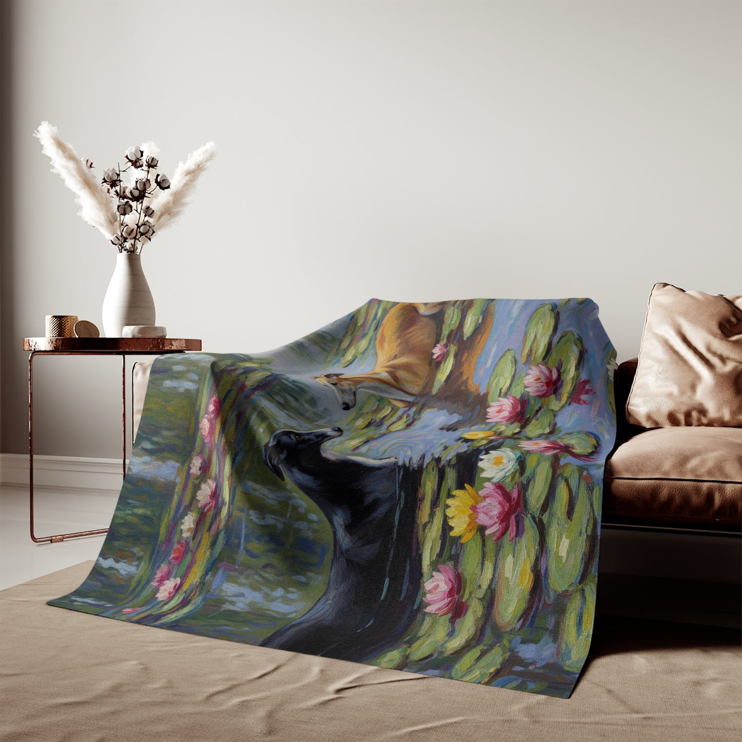 Greyhound Sweatshirt Blanket