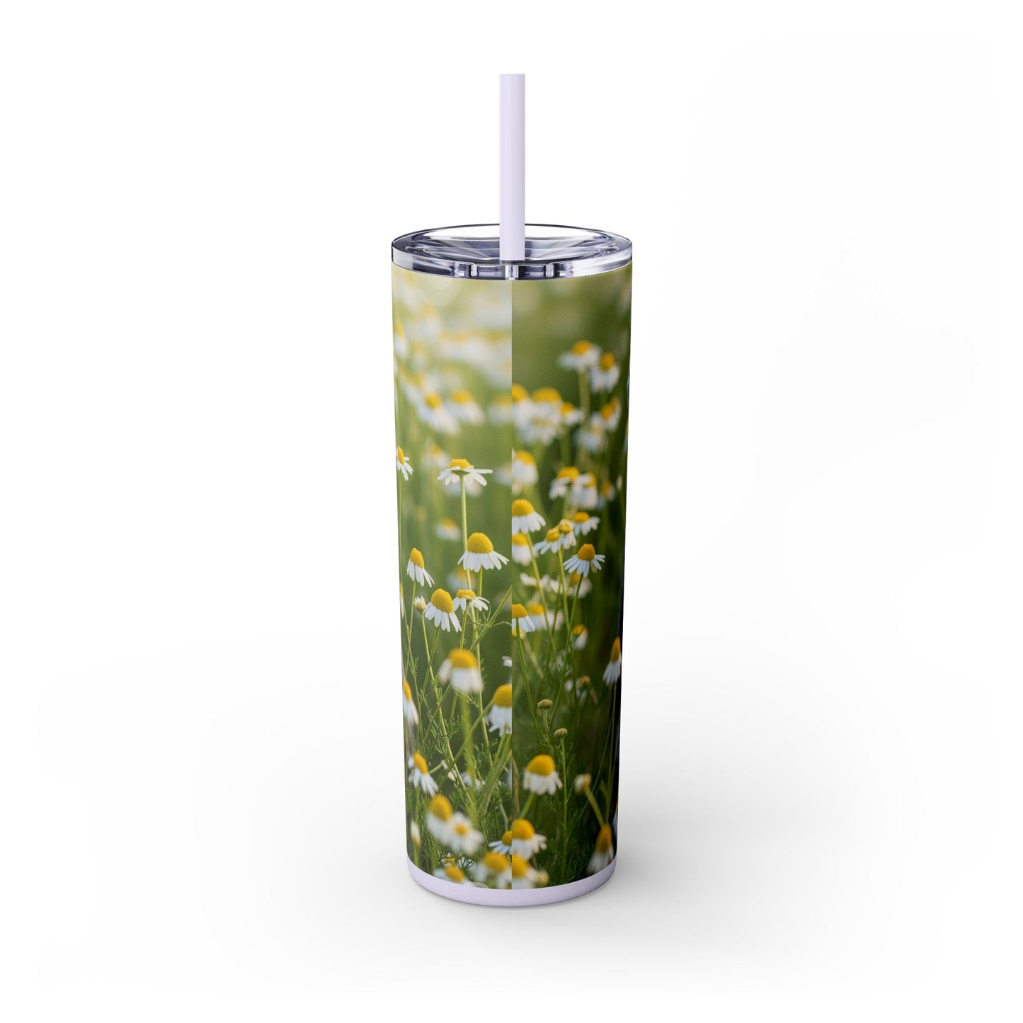 Miniature Schnauzer Skinny Tumbler with Straw, 20oz