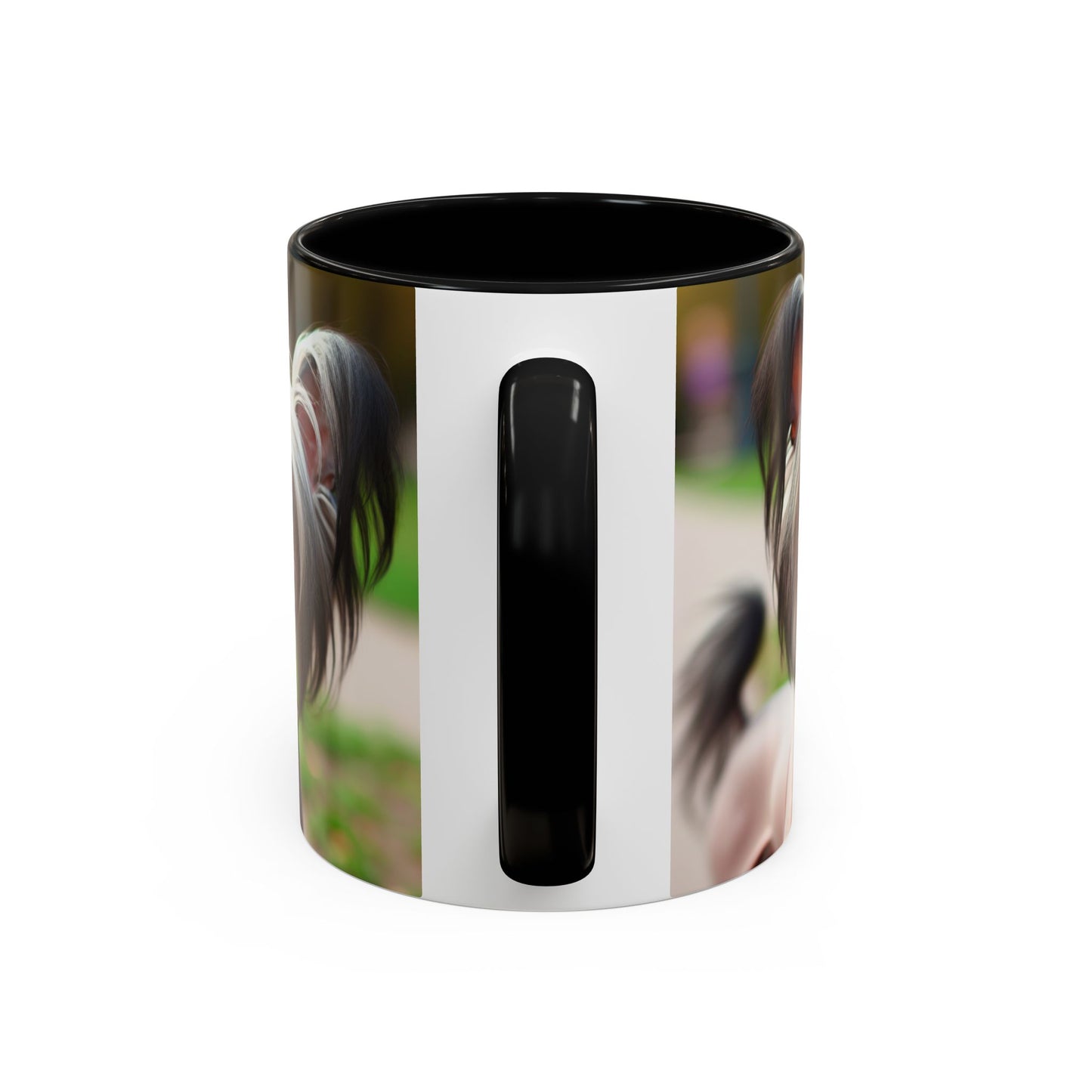 Chinese Crested Dog Accent Coffee Mug - Perfect Gift for Dog Lovers
