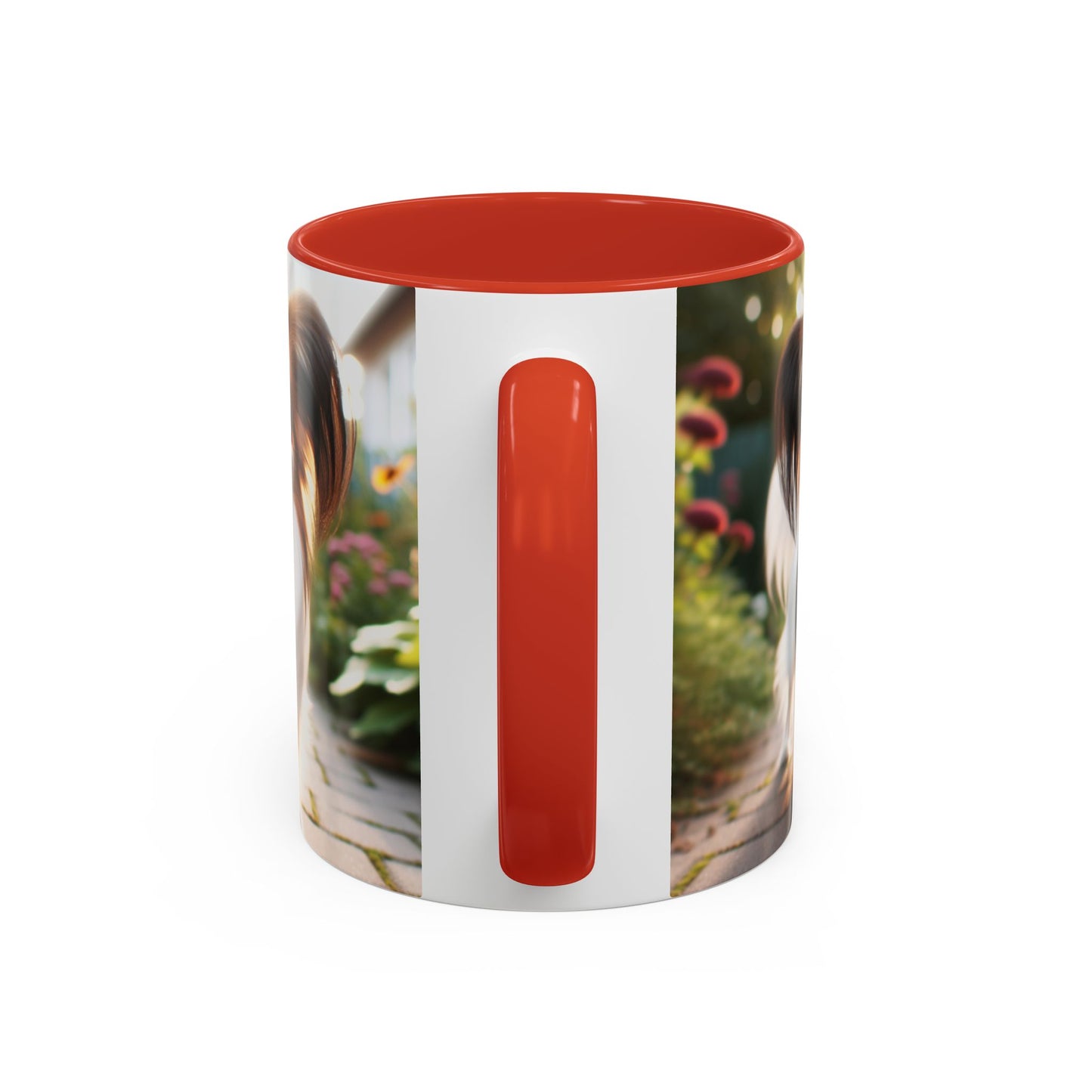 Papillon Accent Coffee Mug - Perfect Gift for Dog Lovers