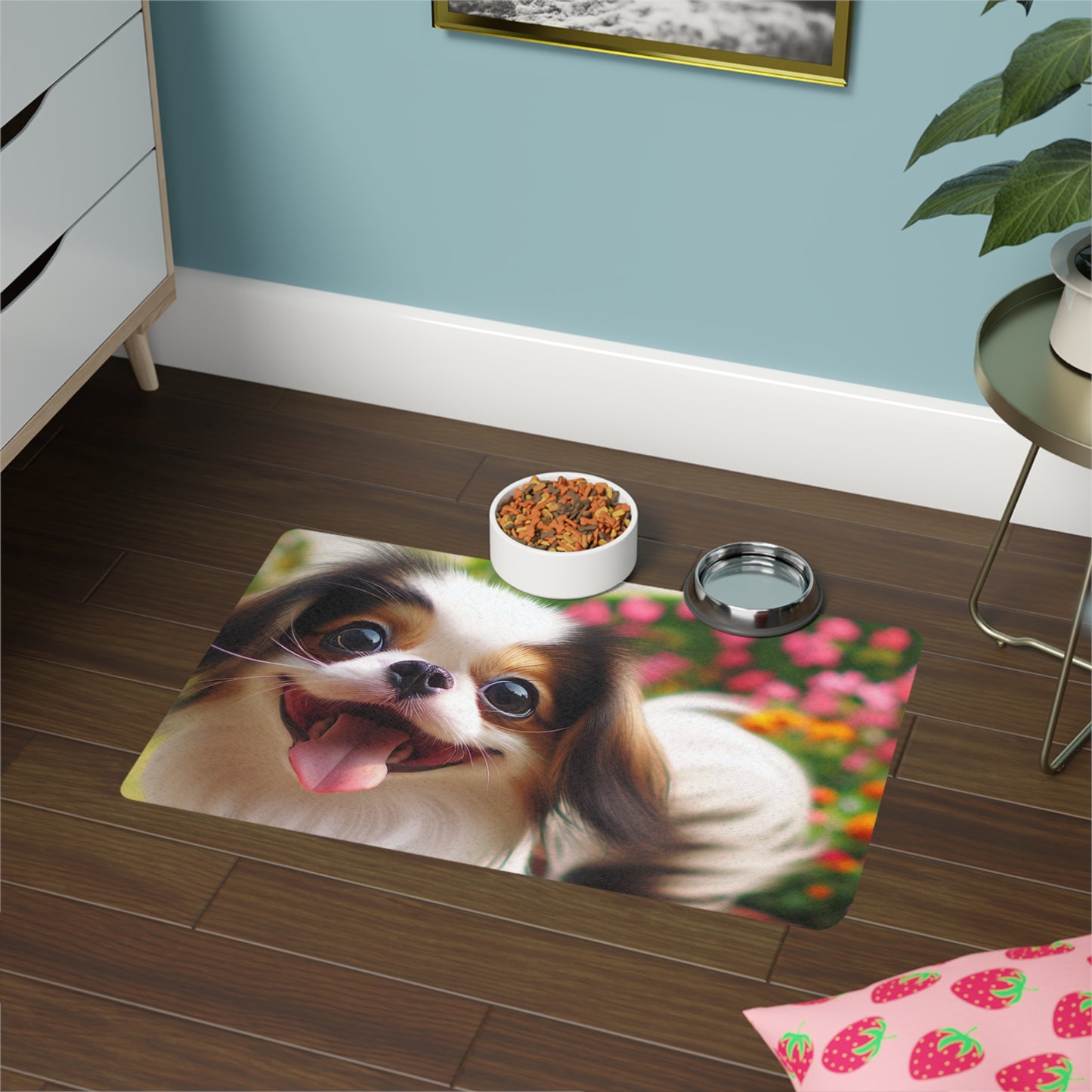 Pet Food Mat (12x18) - Japanese Chin