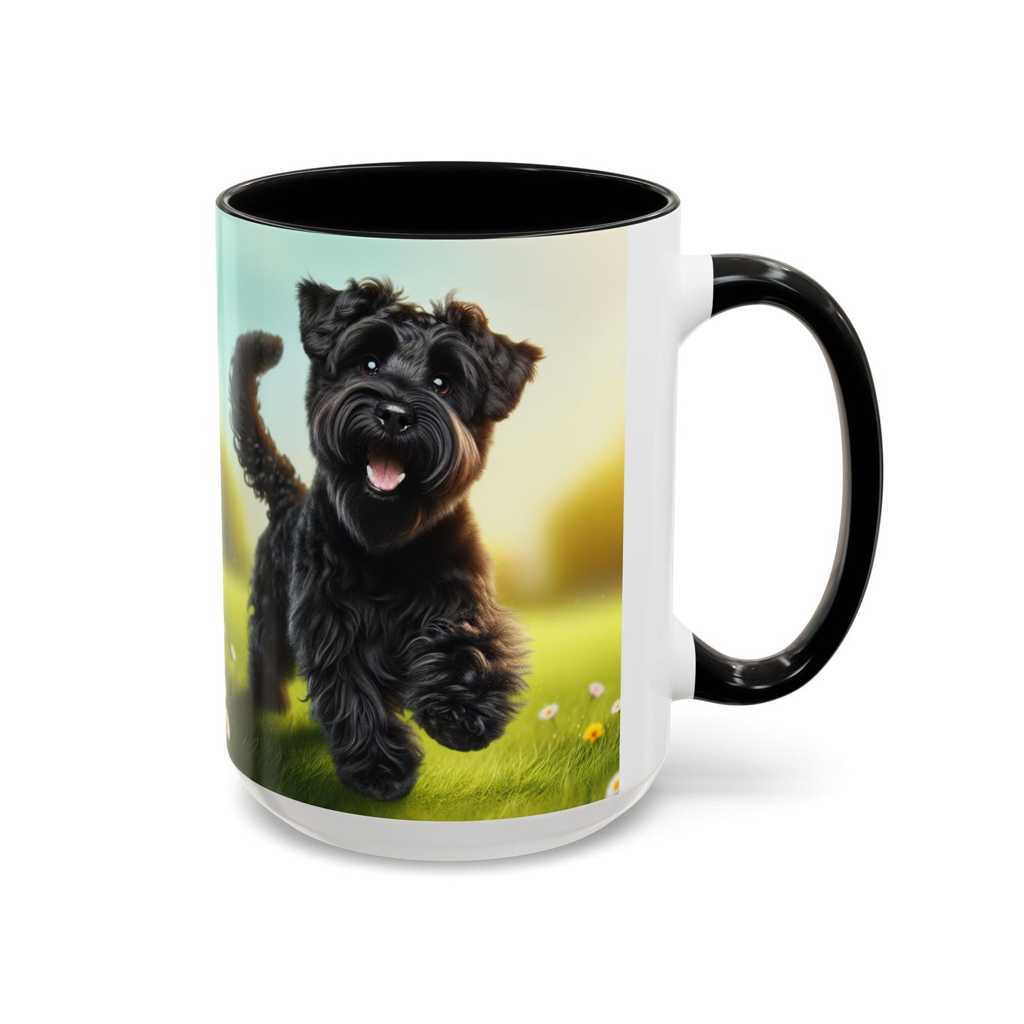 Russian Black Terrier Accent Coffee Mug - Perfect Gift for Dog Lovers
