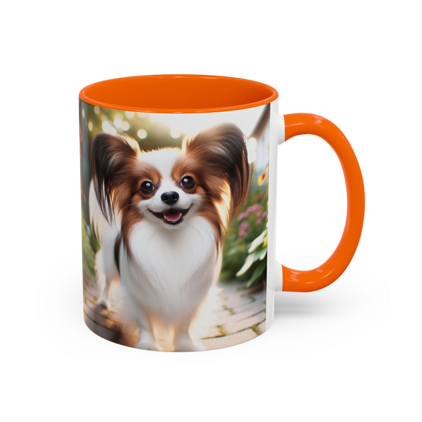 Papillon Accent Coffee Mug - Perfect Gift for Dog Lovers