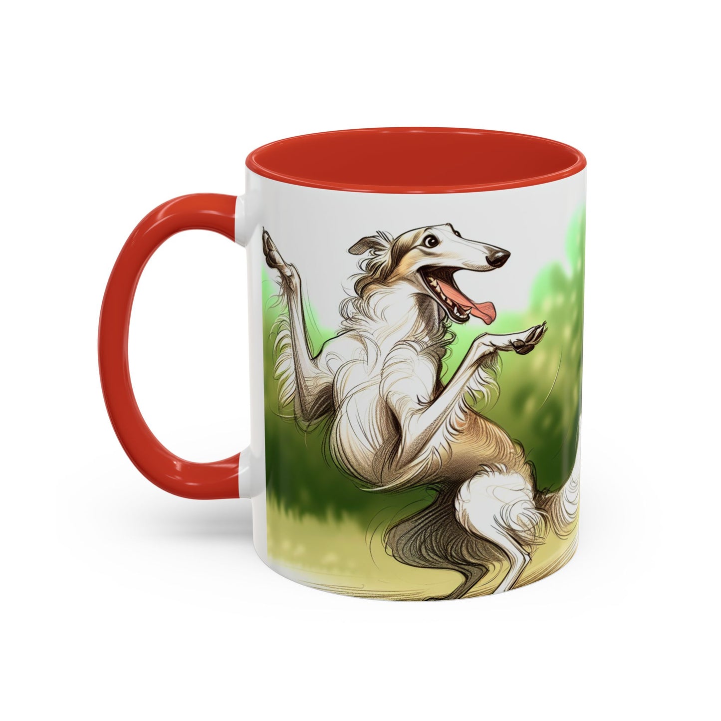 Borzoi Accent Coffee Mug - Perfect Gift for Dog Lovers