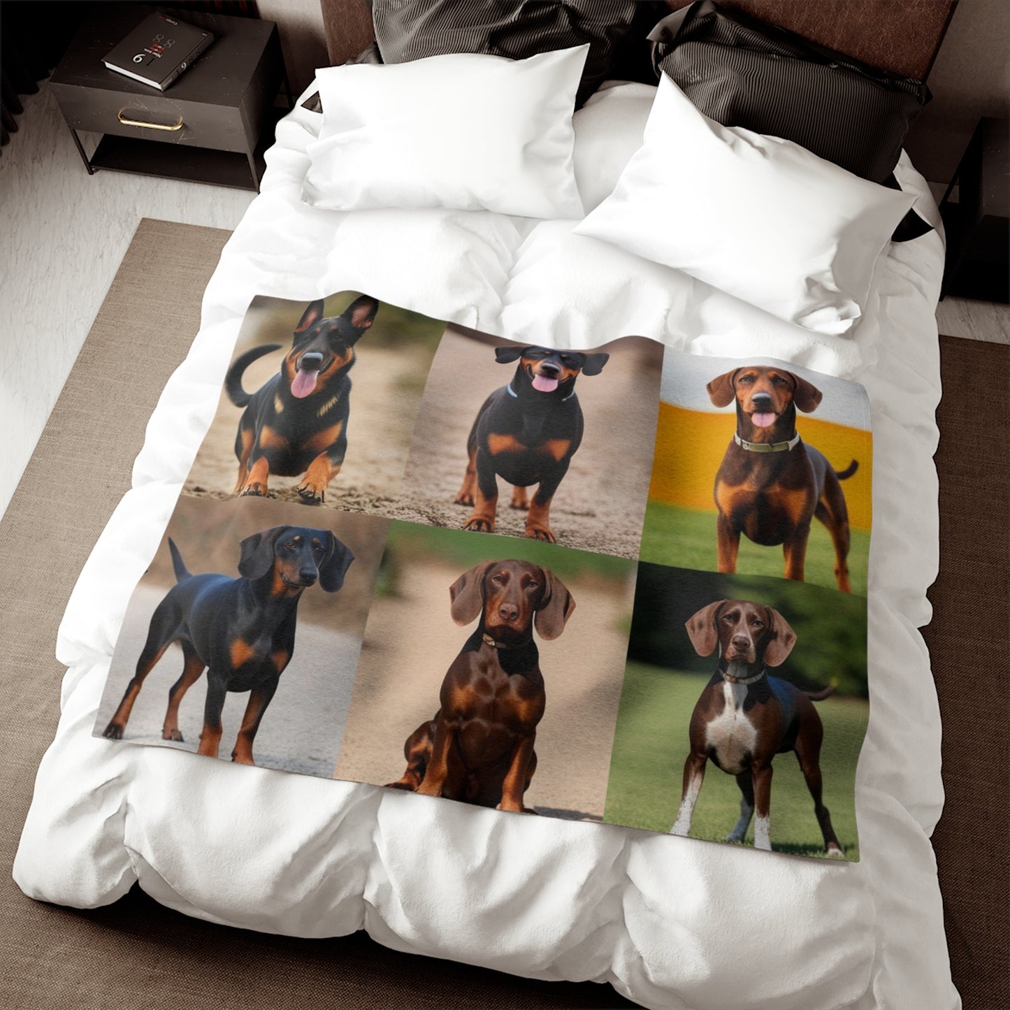 German Dogs Sweatshirt Blanket