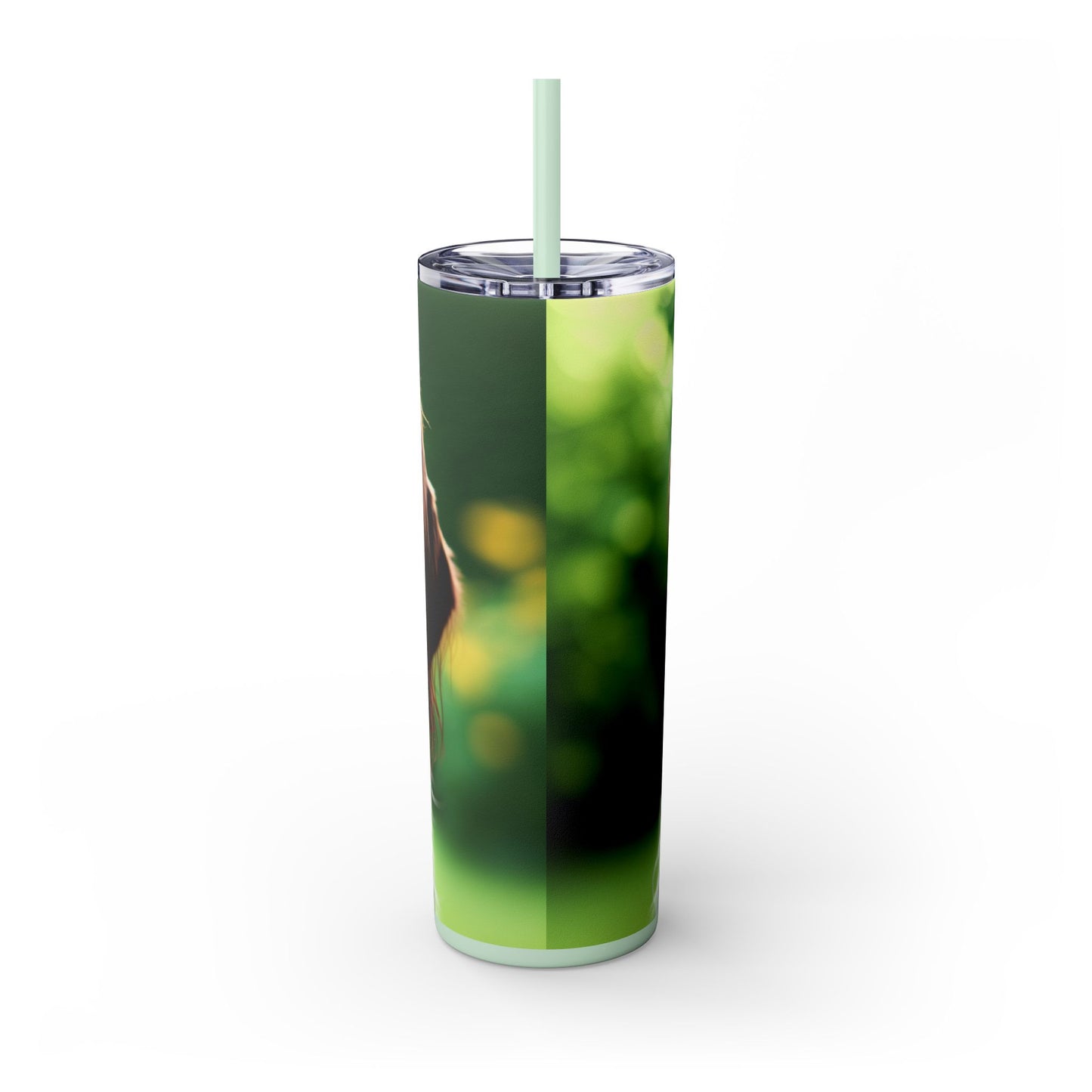 German Wirehaired Pointer Tumbler with Straw, 20oz