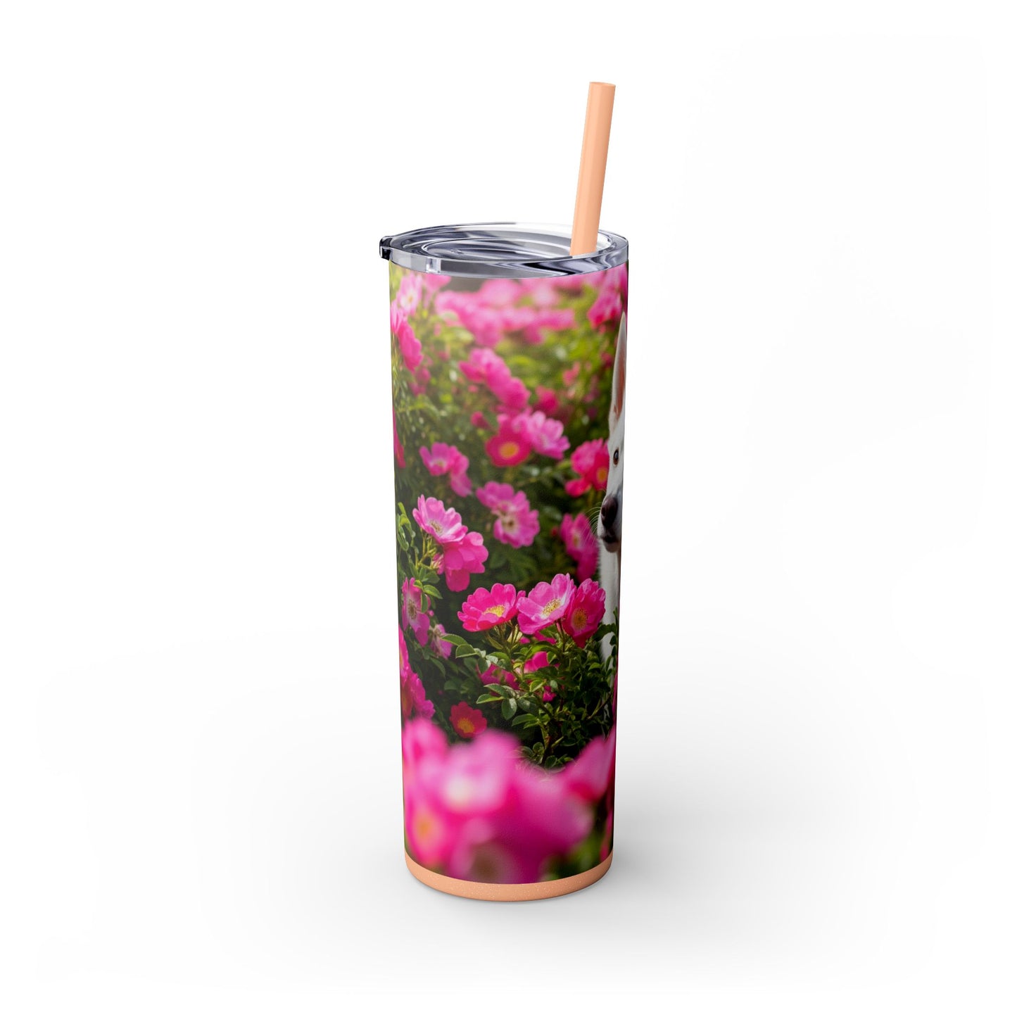 Norrbottenspets Skinny Tumbler with Straw, 20oz
