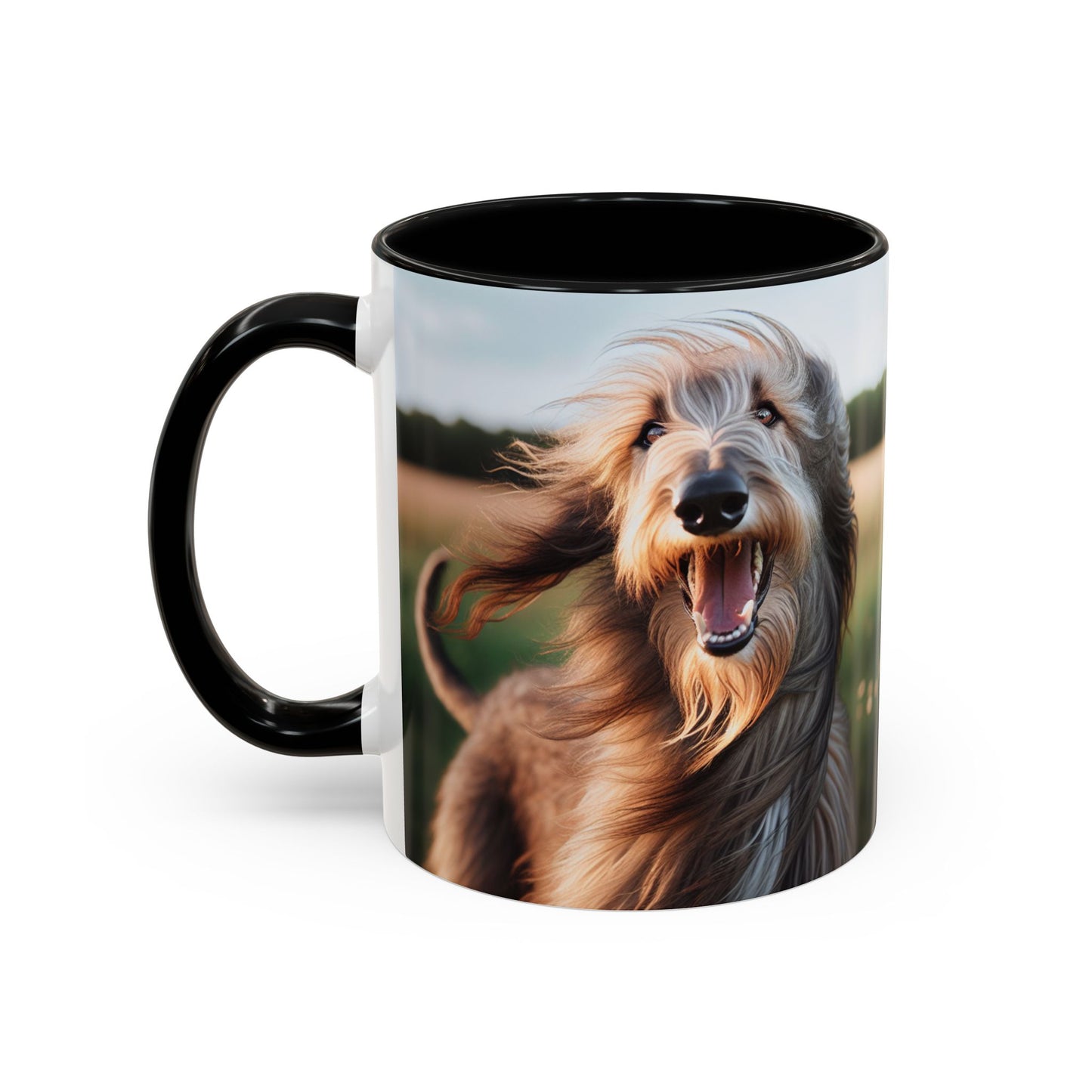 Scottish Deerhound Accent Coffee Mug - Perfect Gift for Dog Lovers