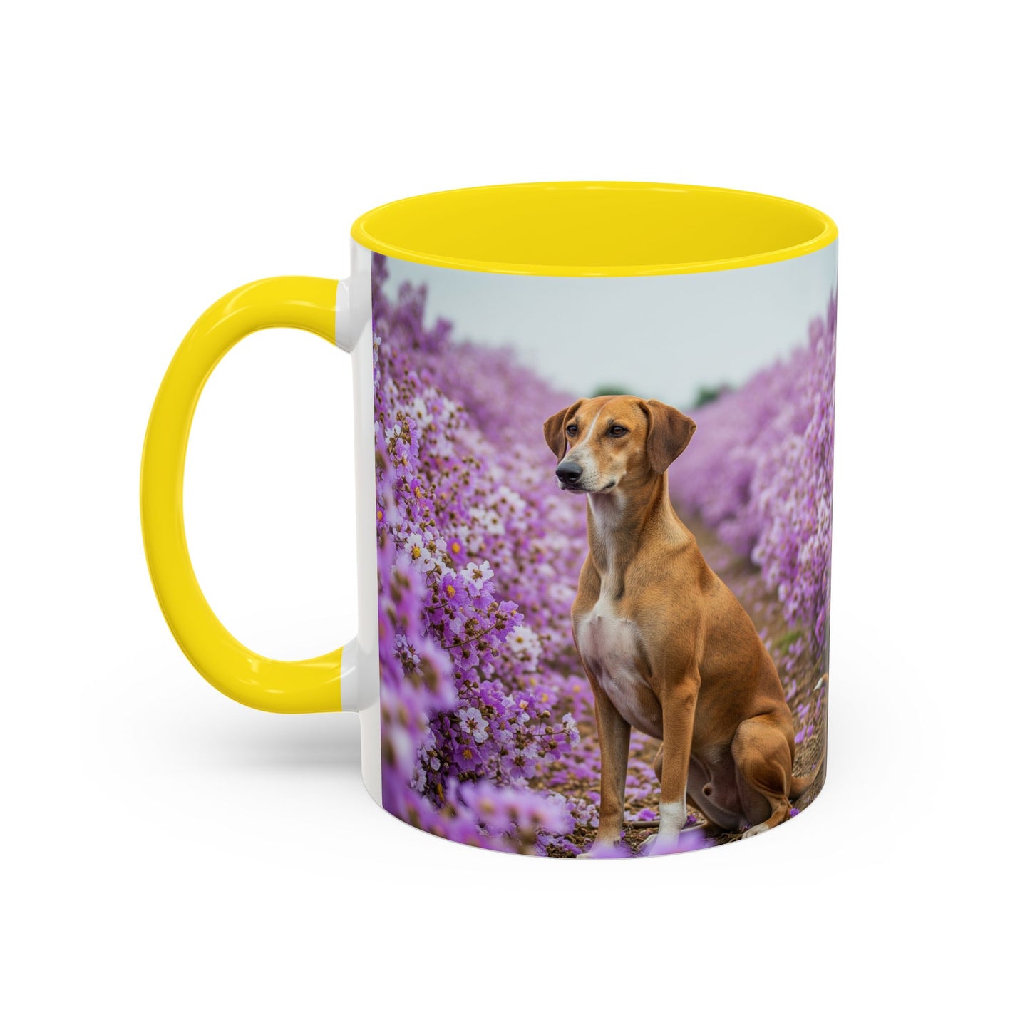 Banjara Hound Accent Coffee Mug - Perfect Gift for Dog Lovers