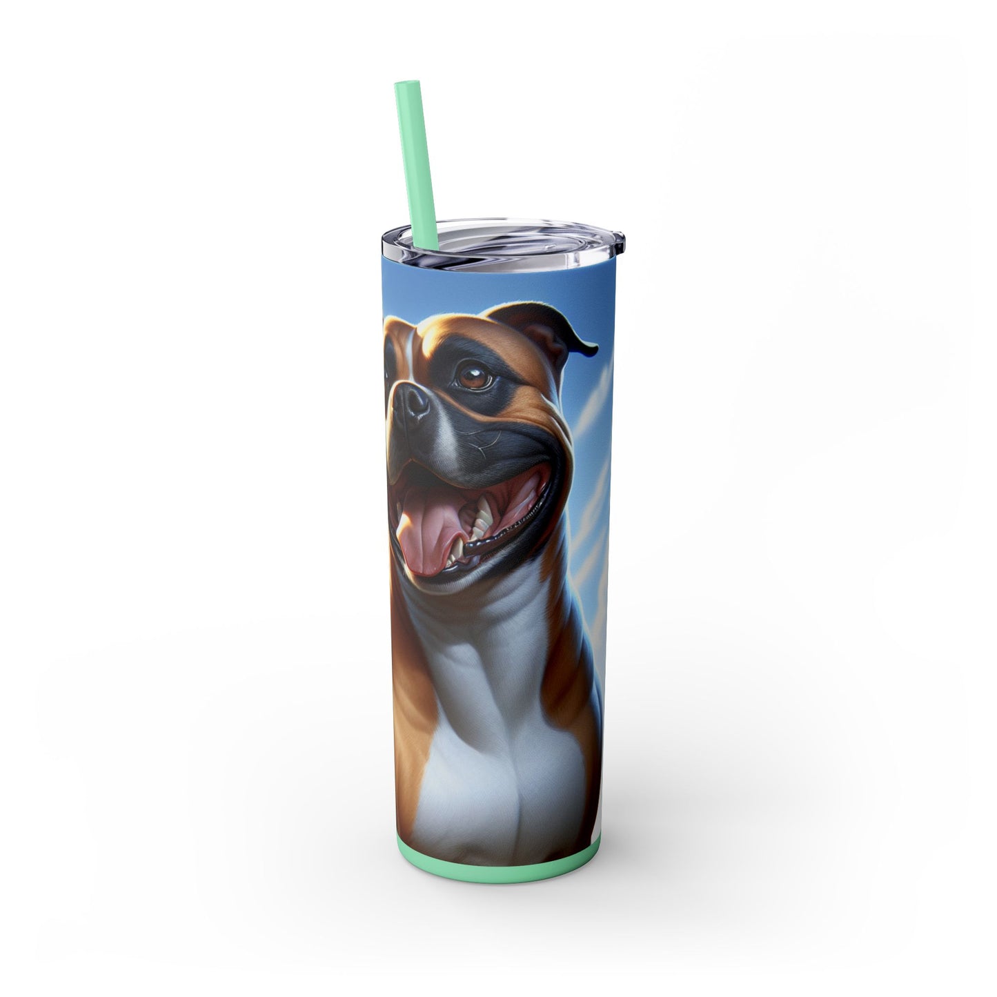 American Staffordshire Terrier Tumbler with Straw, 20oz