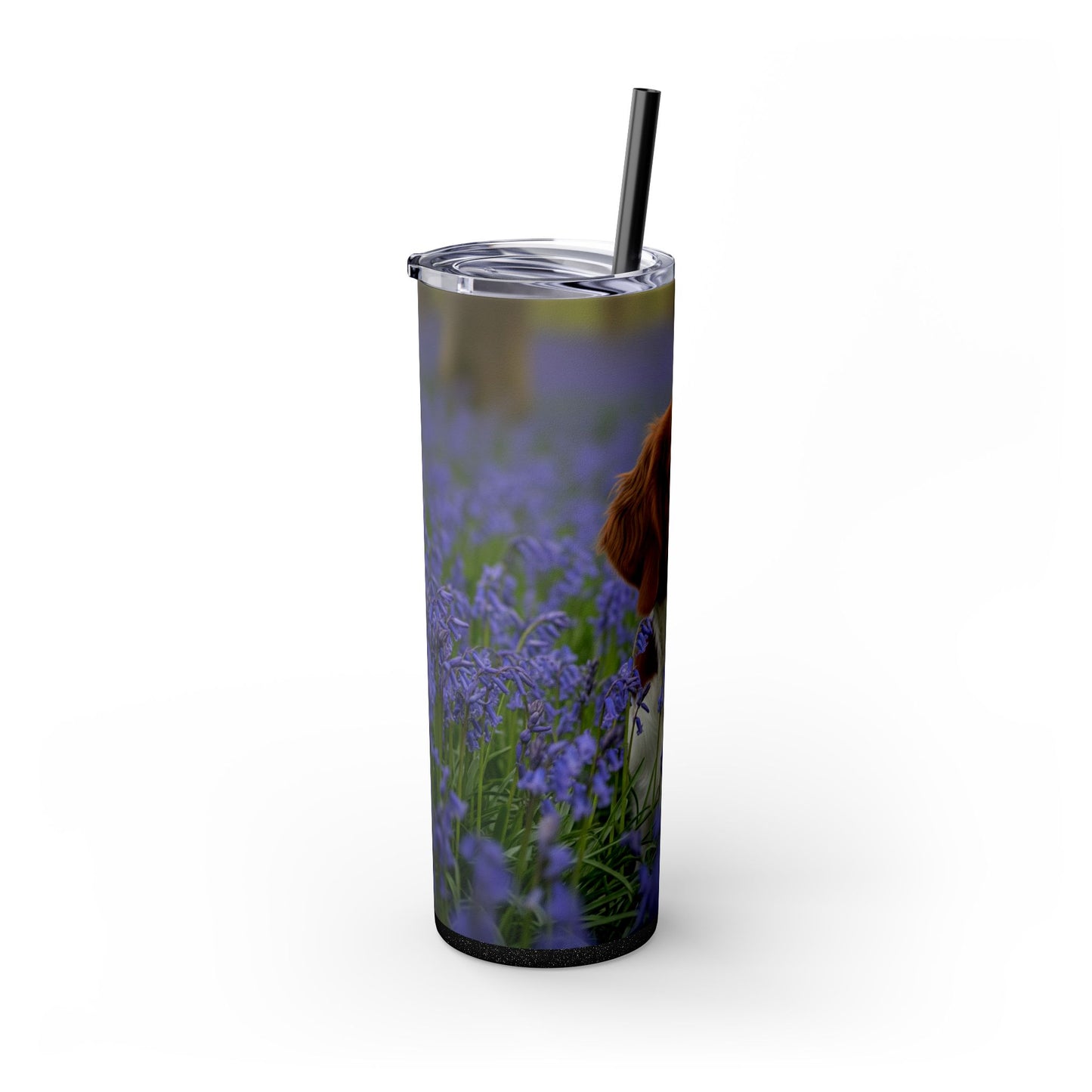 Welsh Springer Spaniel Skinny Tumbler with Straw, 20oz