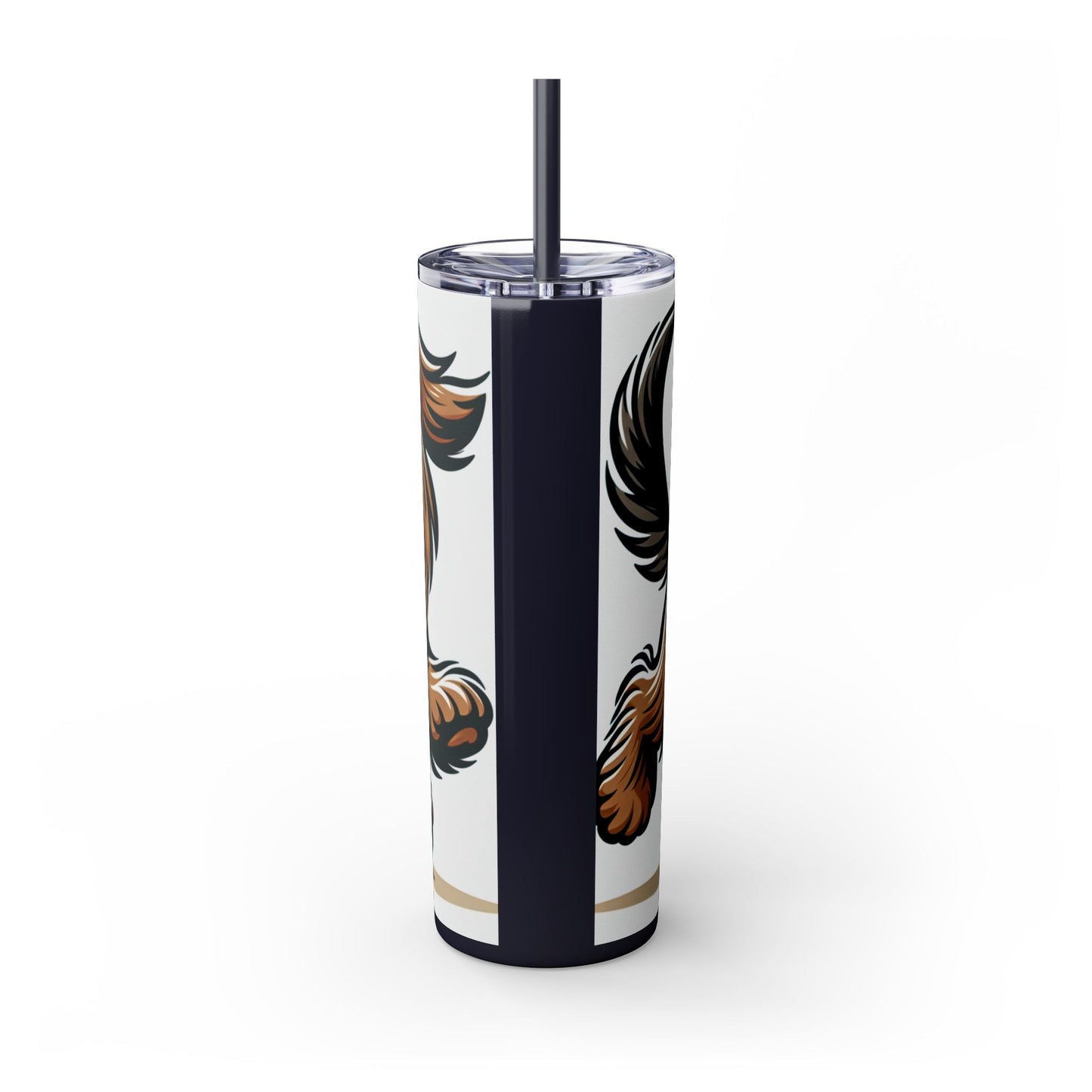 Otterhound Skinny Tumbler with Straw, 20oz