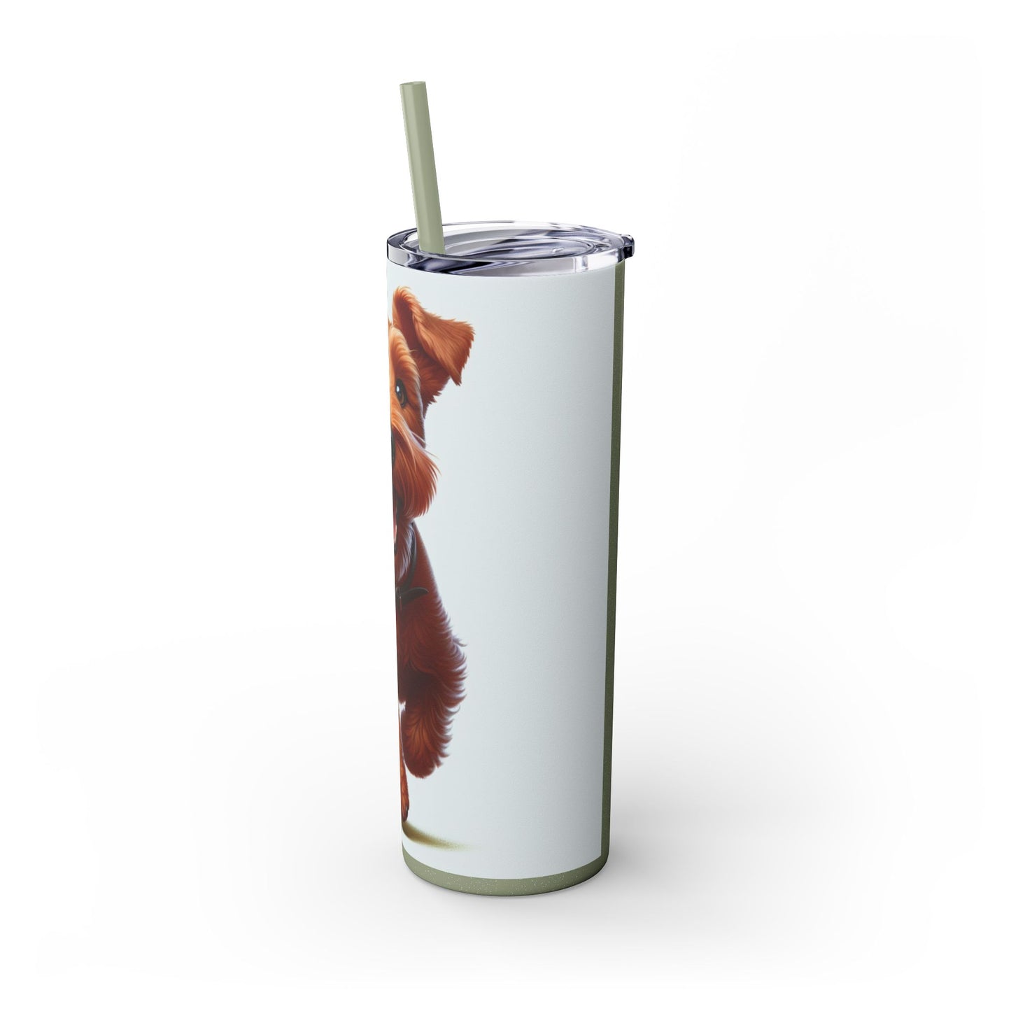 Irish Terrier Tumbler with Straw, 20oz